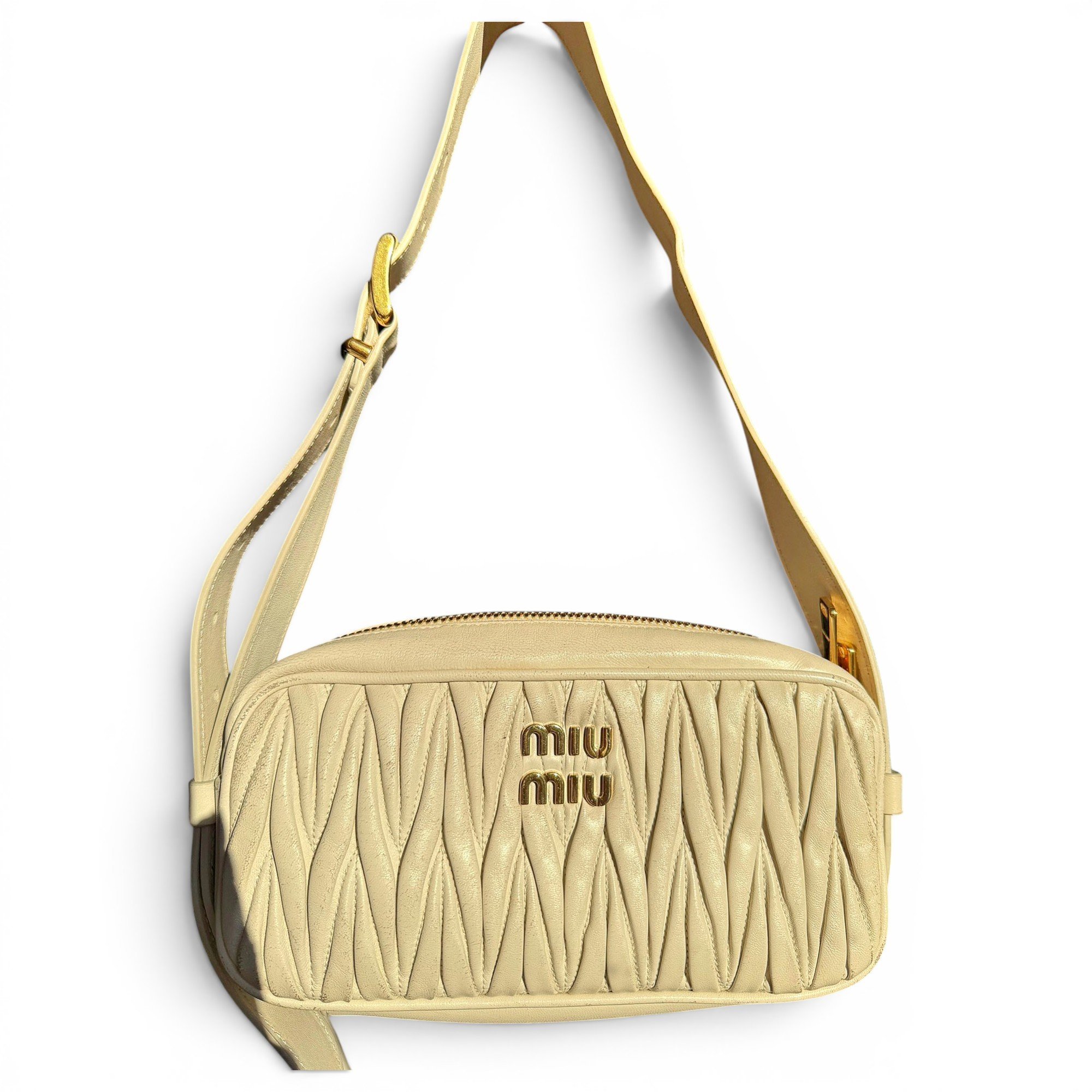 Matelassé leather bag