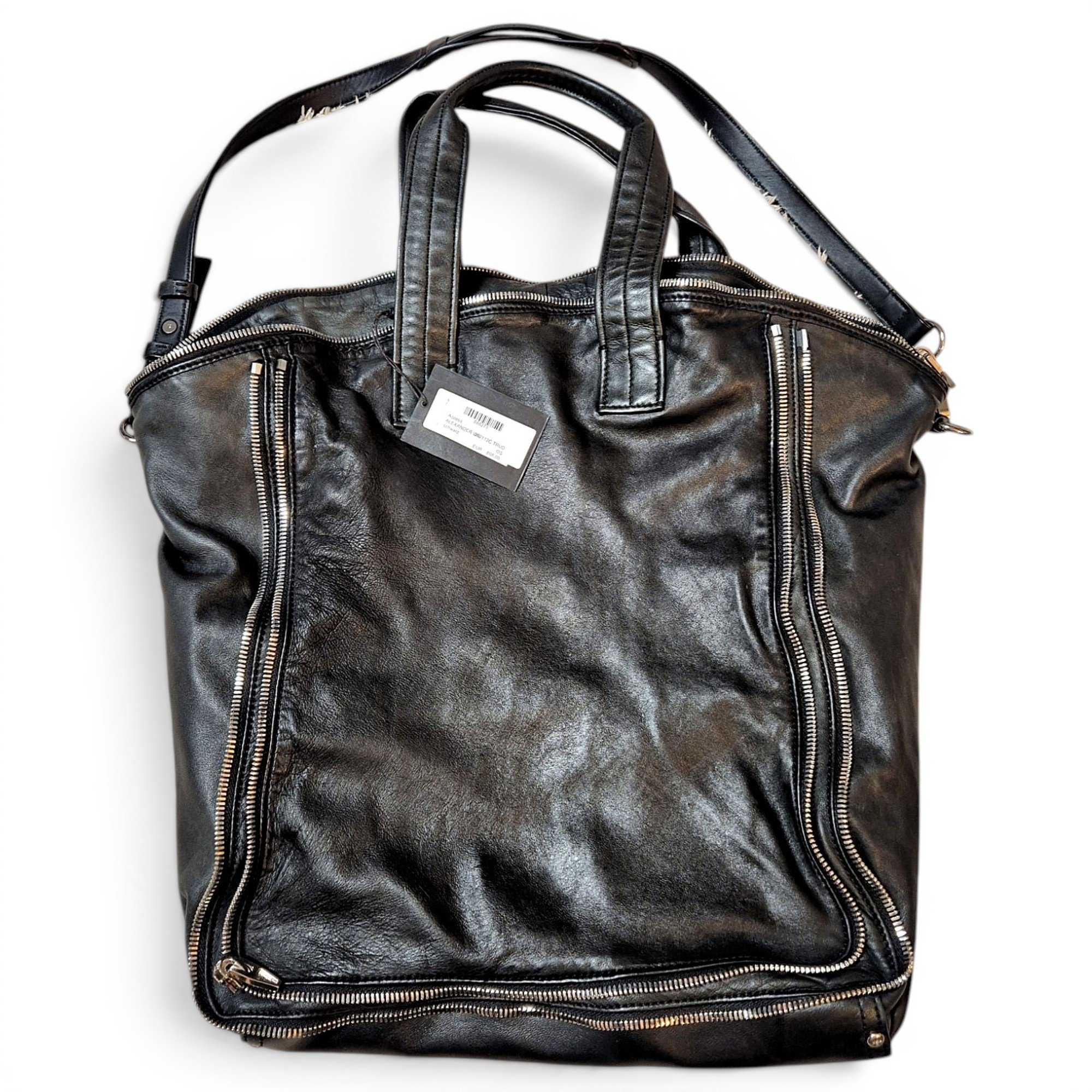 Leather tote