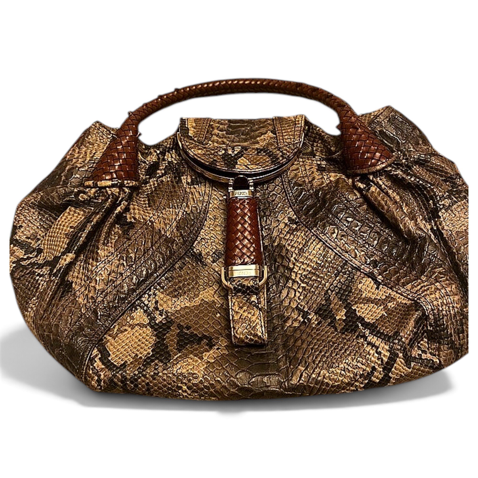 Spy leather handbag