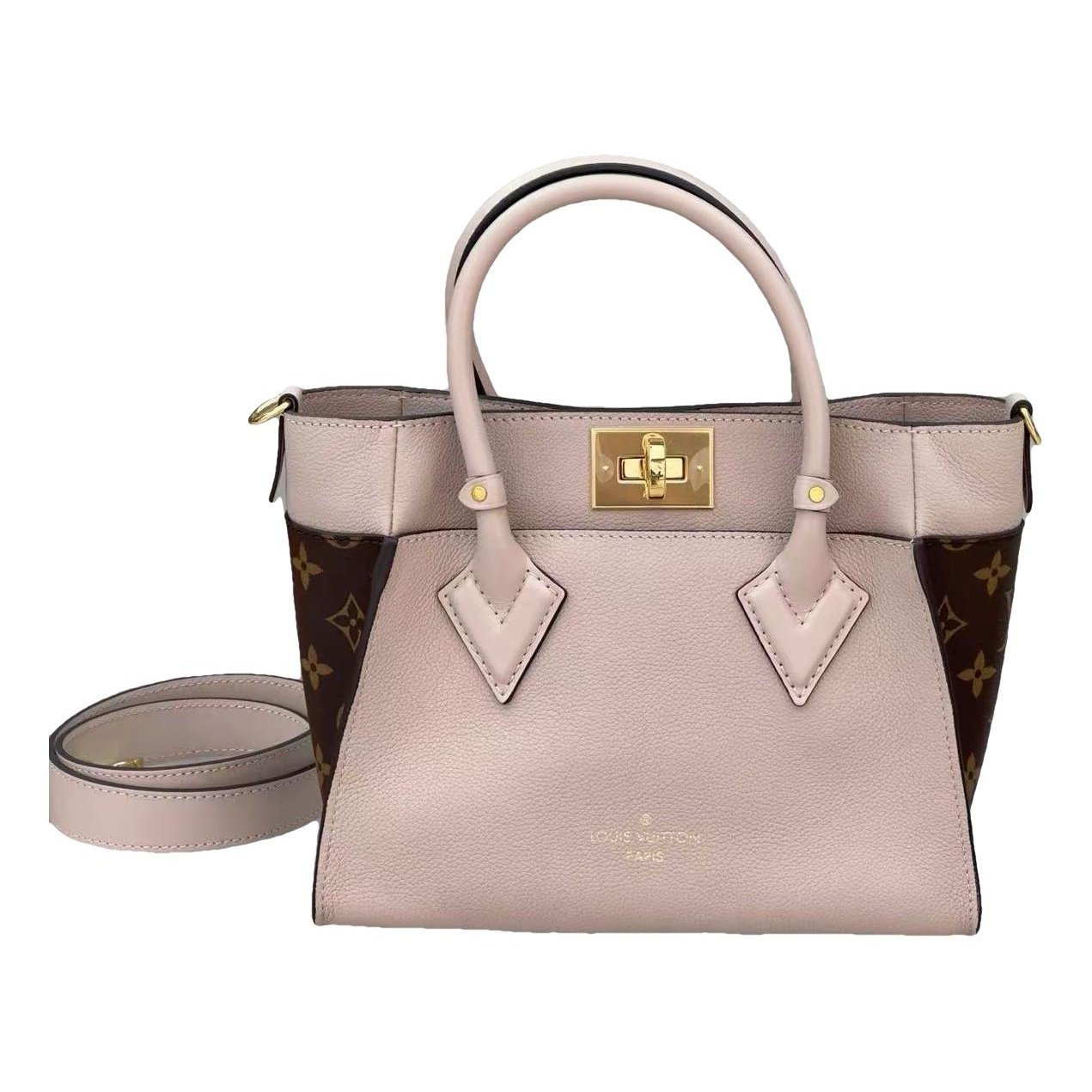On My Side leather handbag