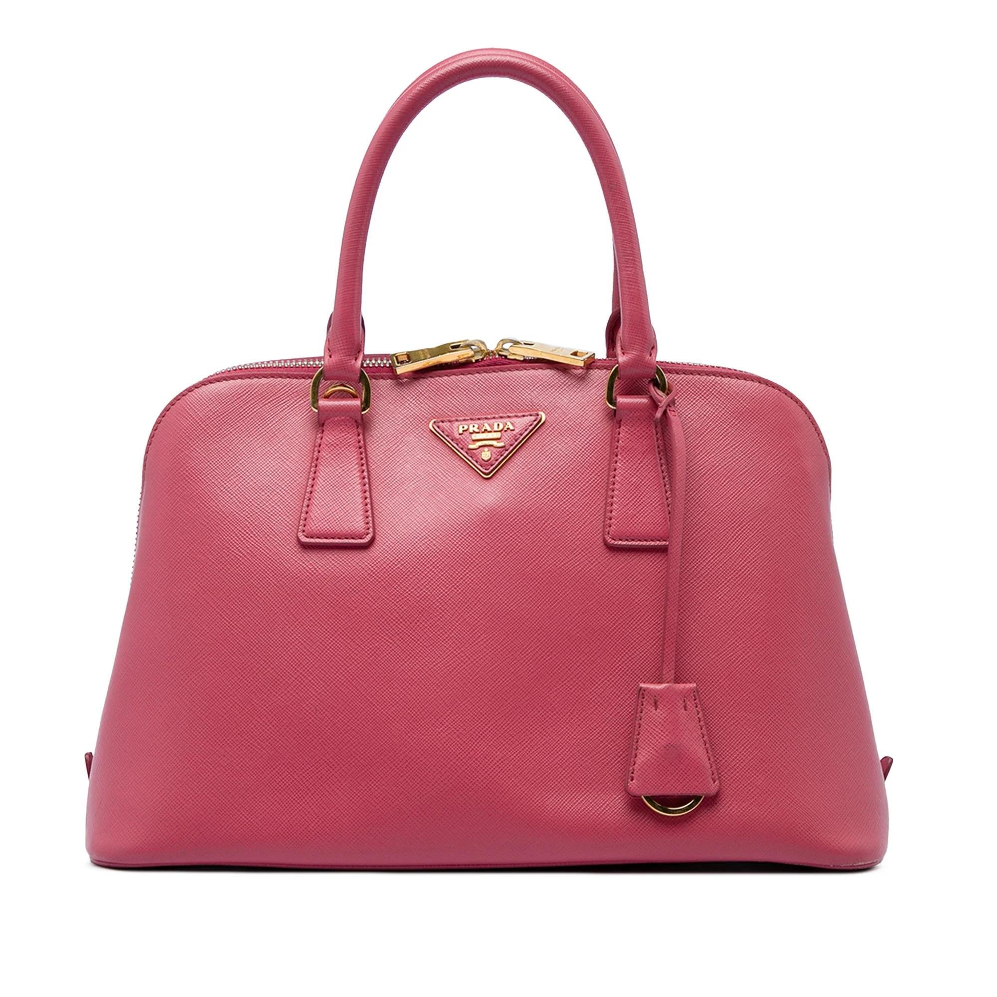 Promenade leather satchel