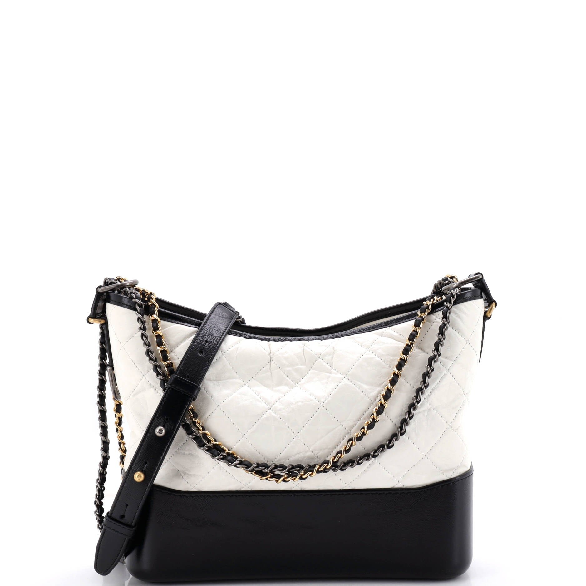 Gabrielle Hobo Quilted Aged Calfskin Medium