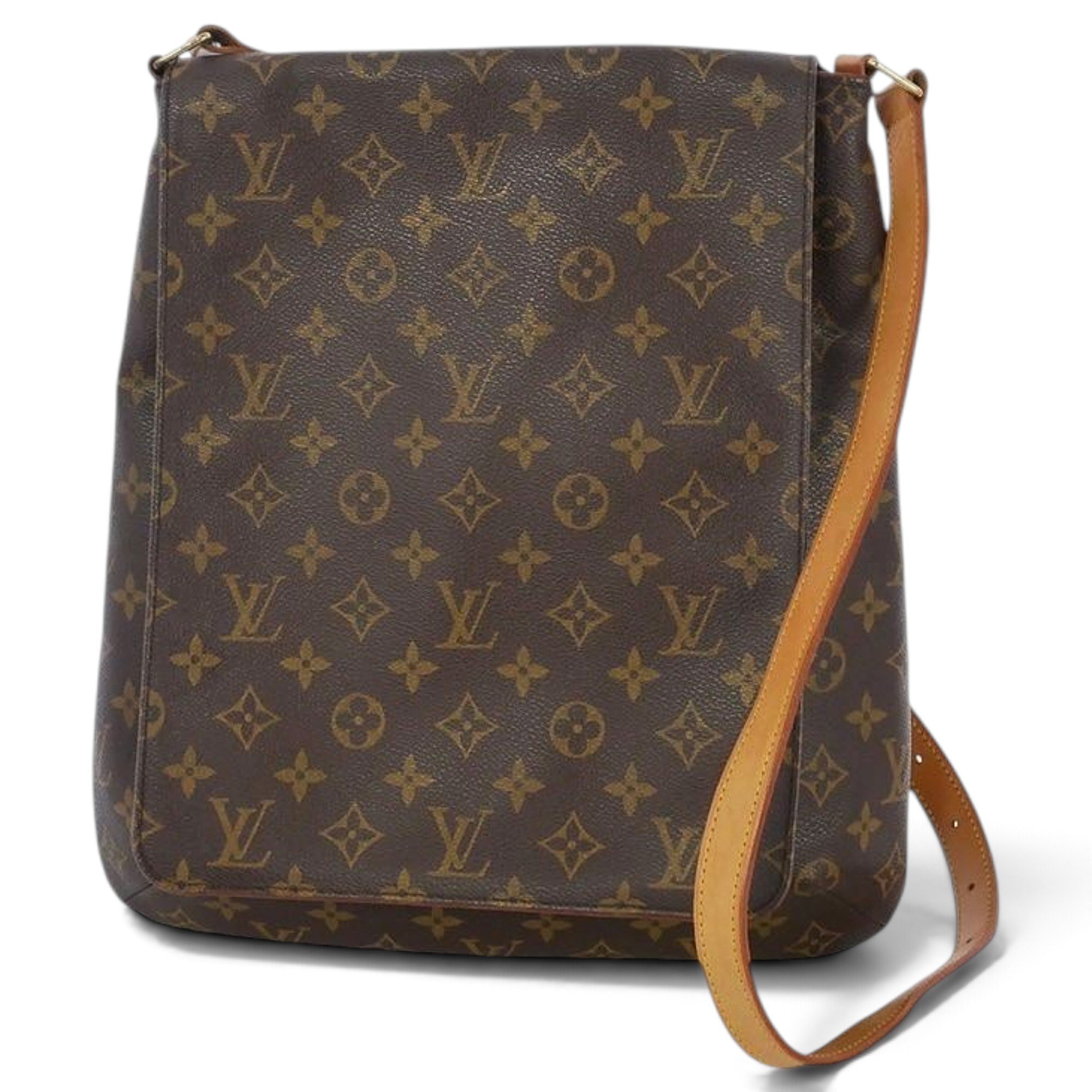 Musette cloth crossbody bag