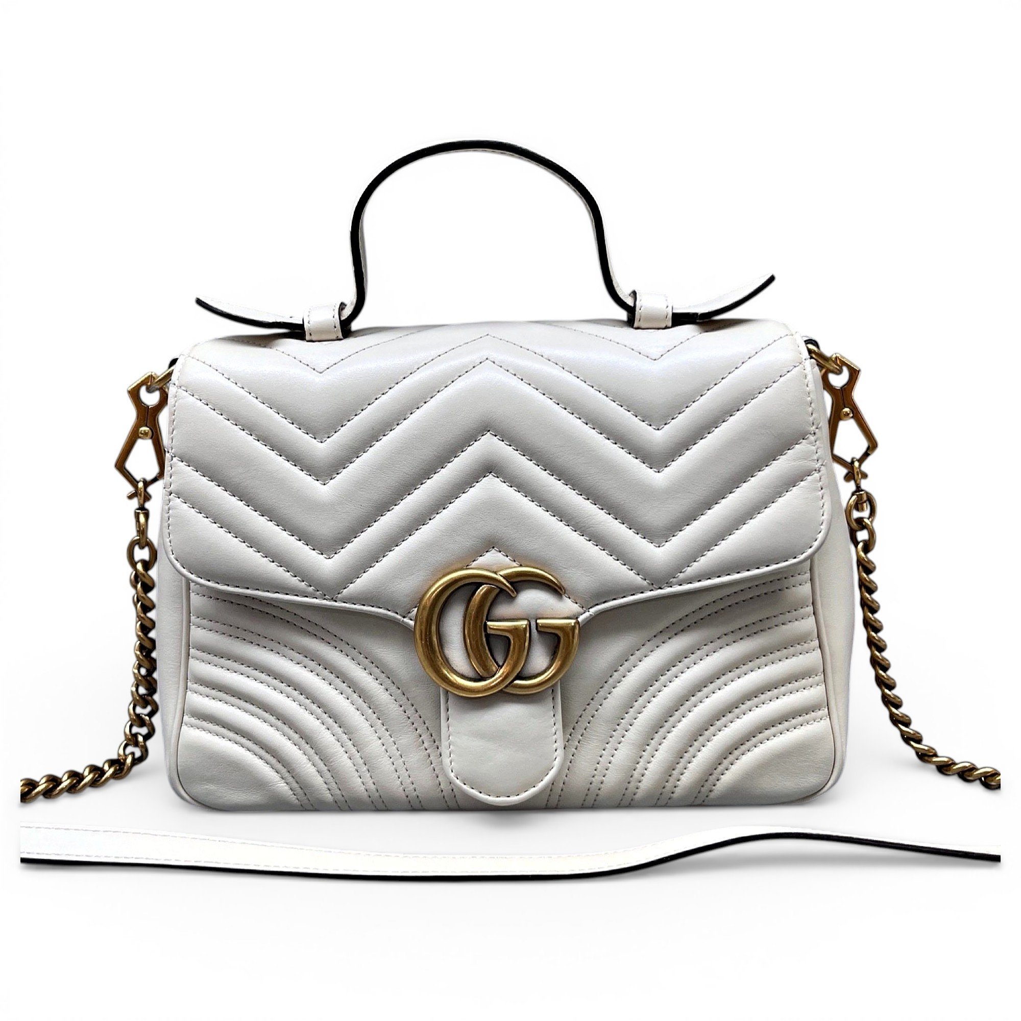 GG Marmont Flap leather handbag