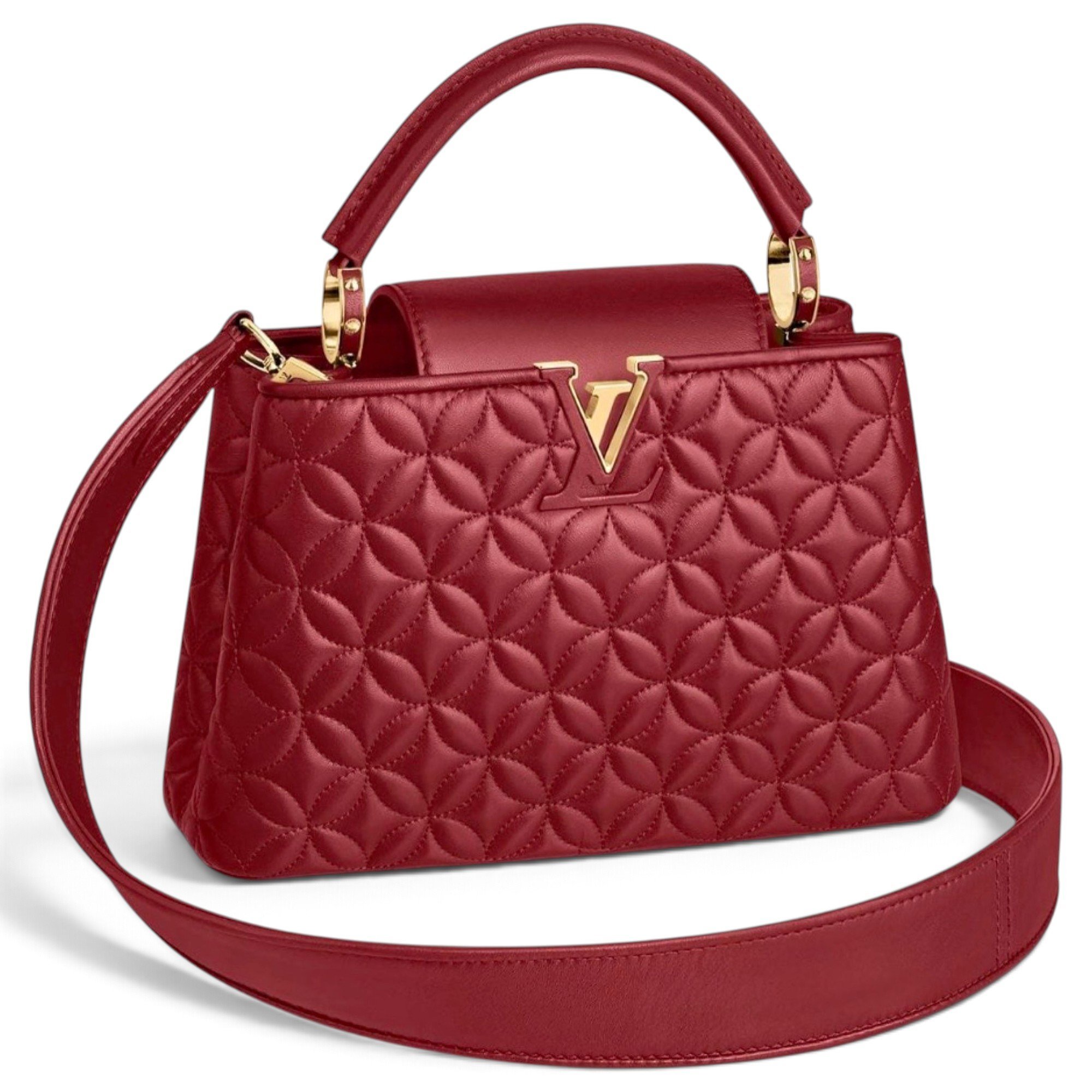 Capucines leather handbag