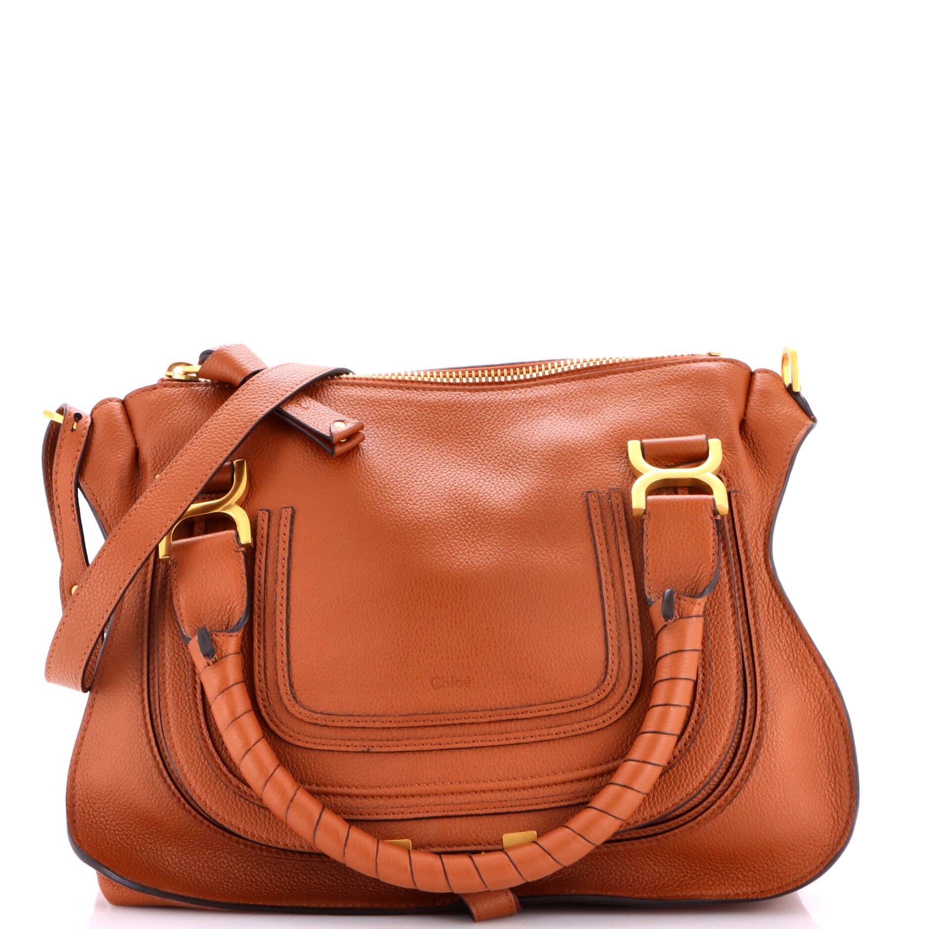 Marcie Satchel Leather Medium