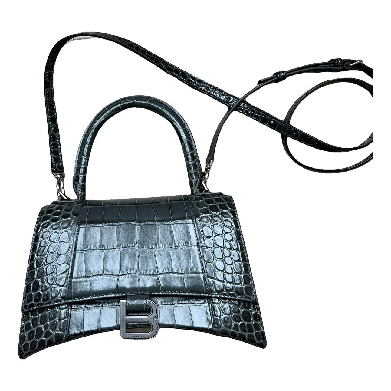 Balenciaga Hourglass leather crossbody bag