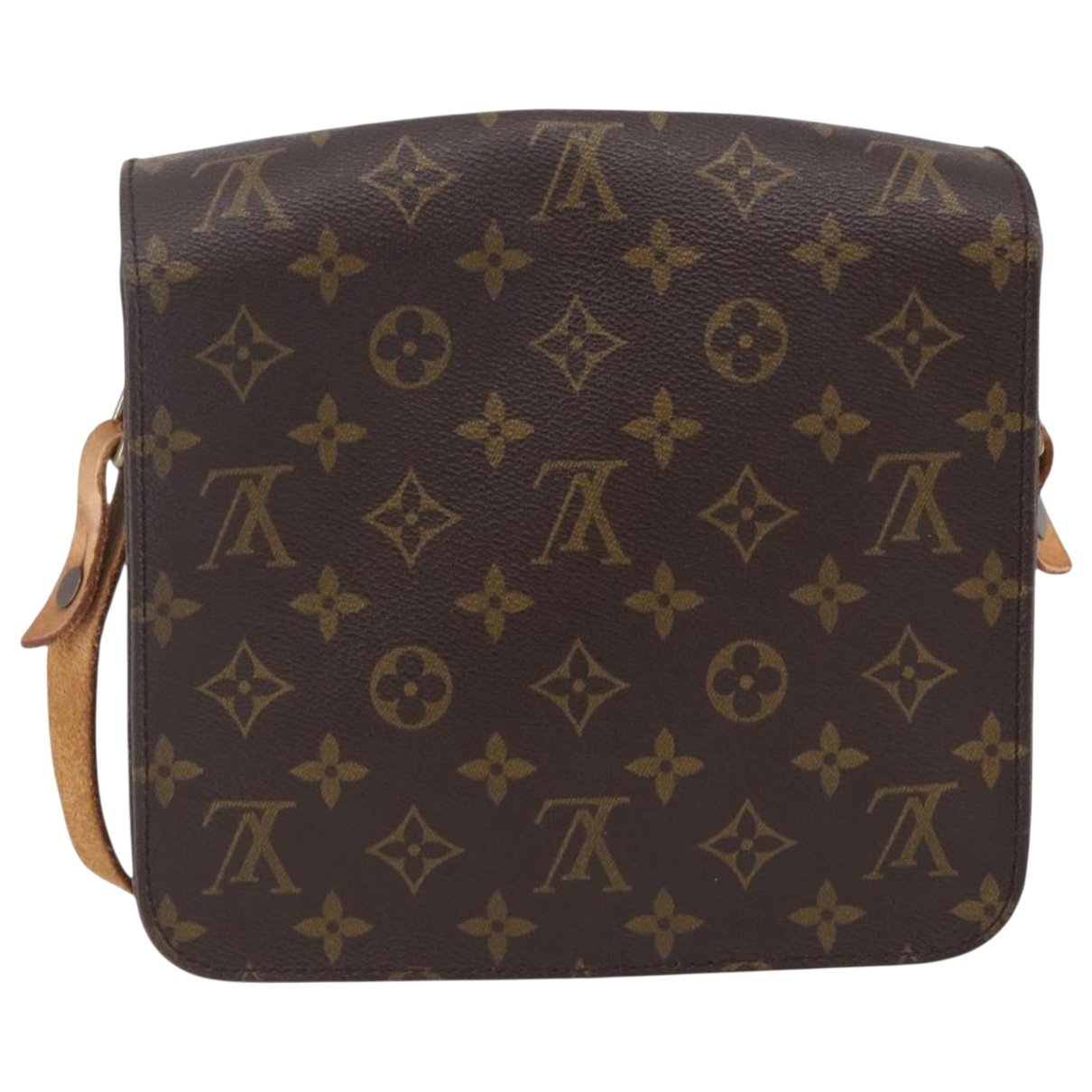 Cartouchière leather handbag