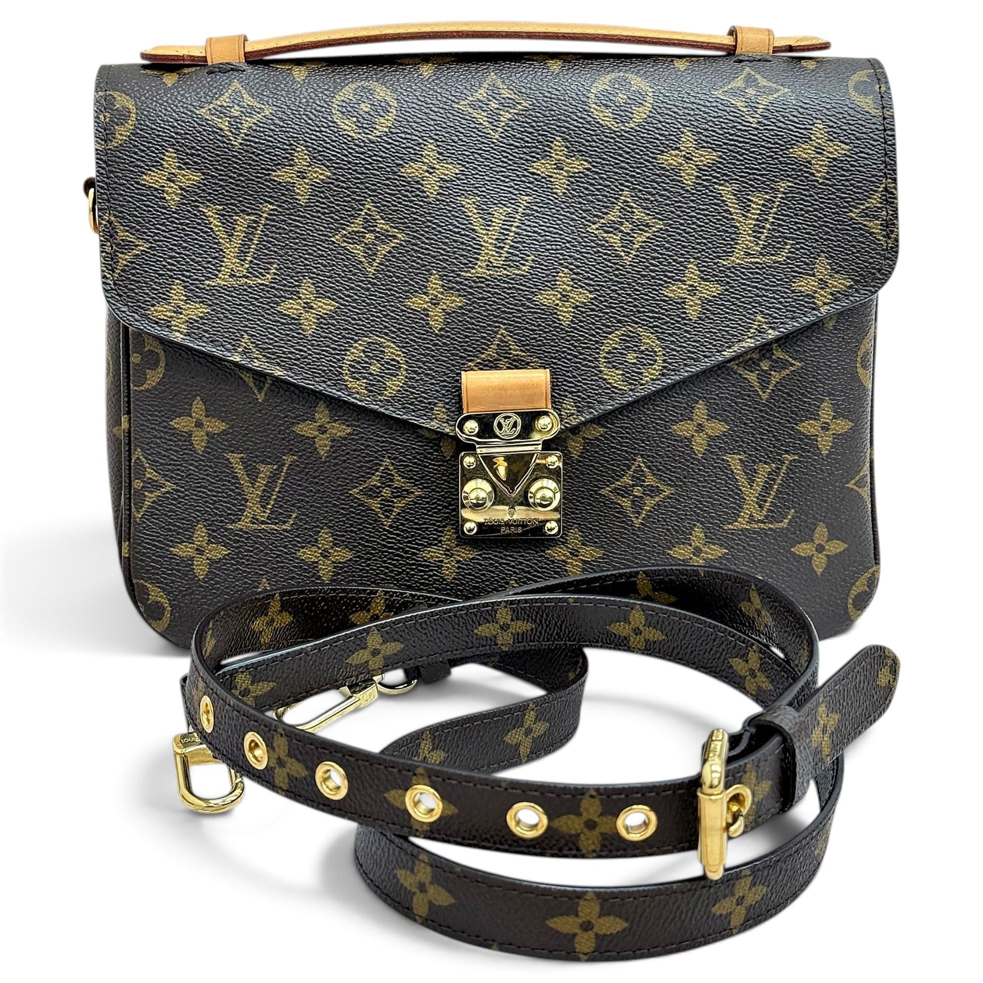 Metis leather handbag