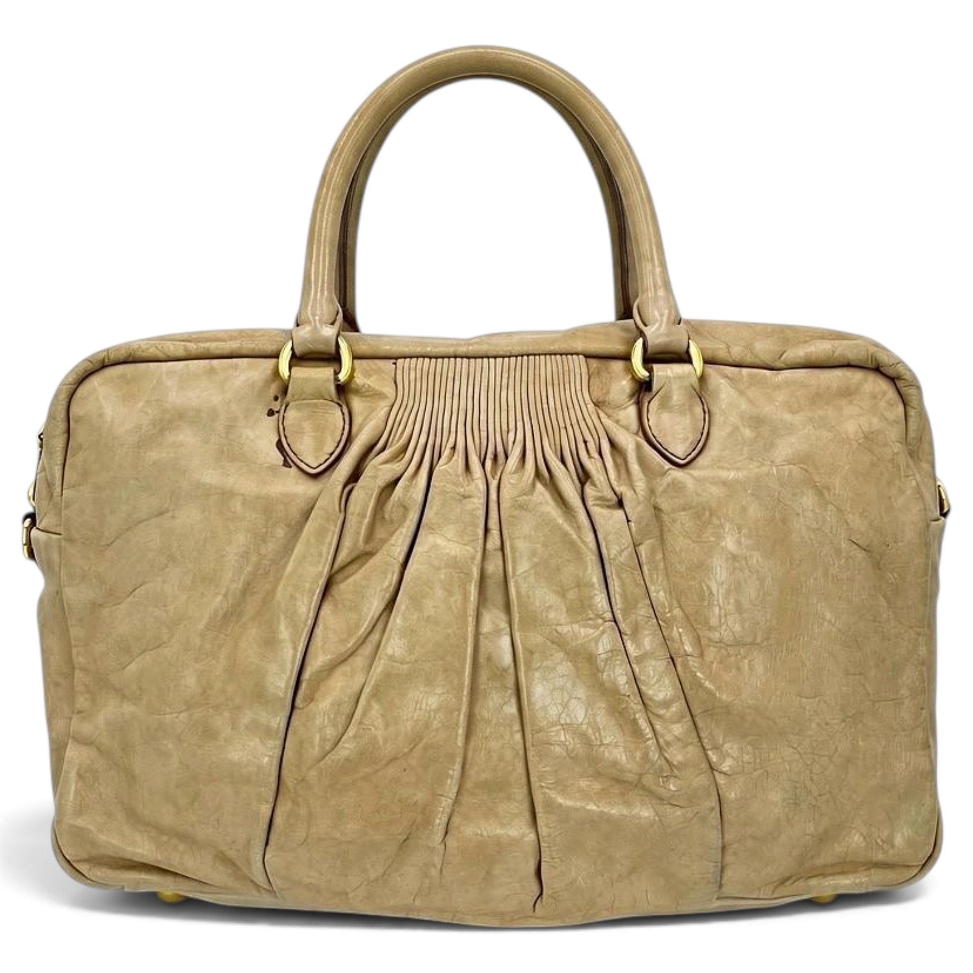 Leather handbag