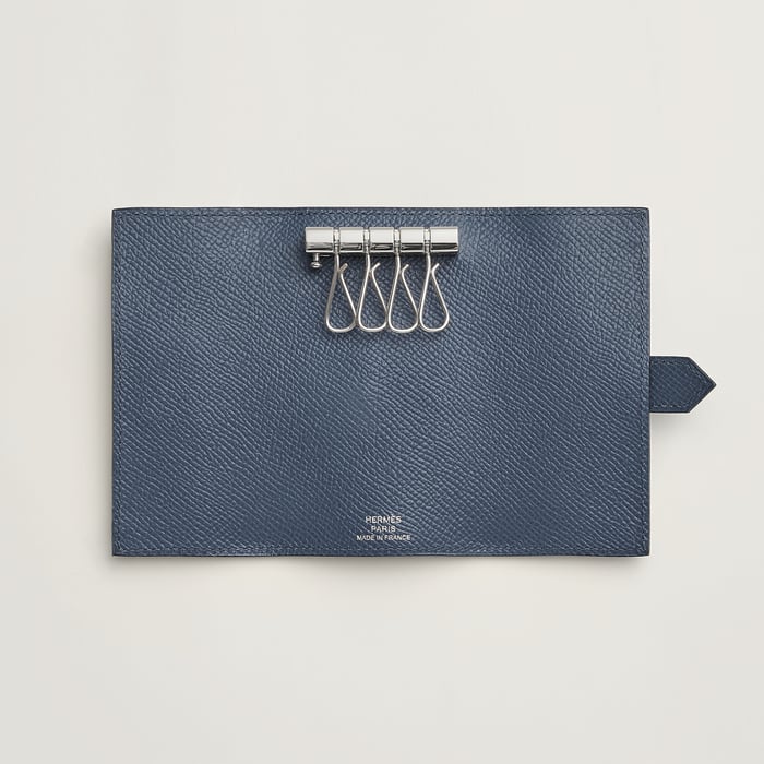 エルメス キーケース 《ベアン》 ネイビー｜定価と入荷履歴 | BagUSeek