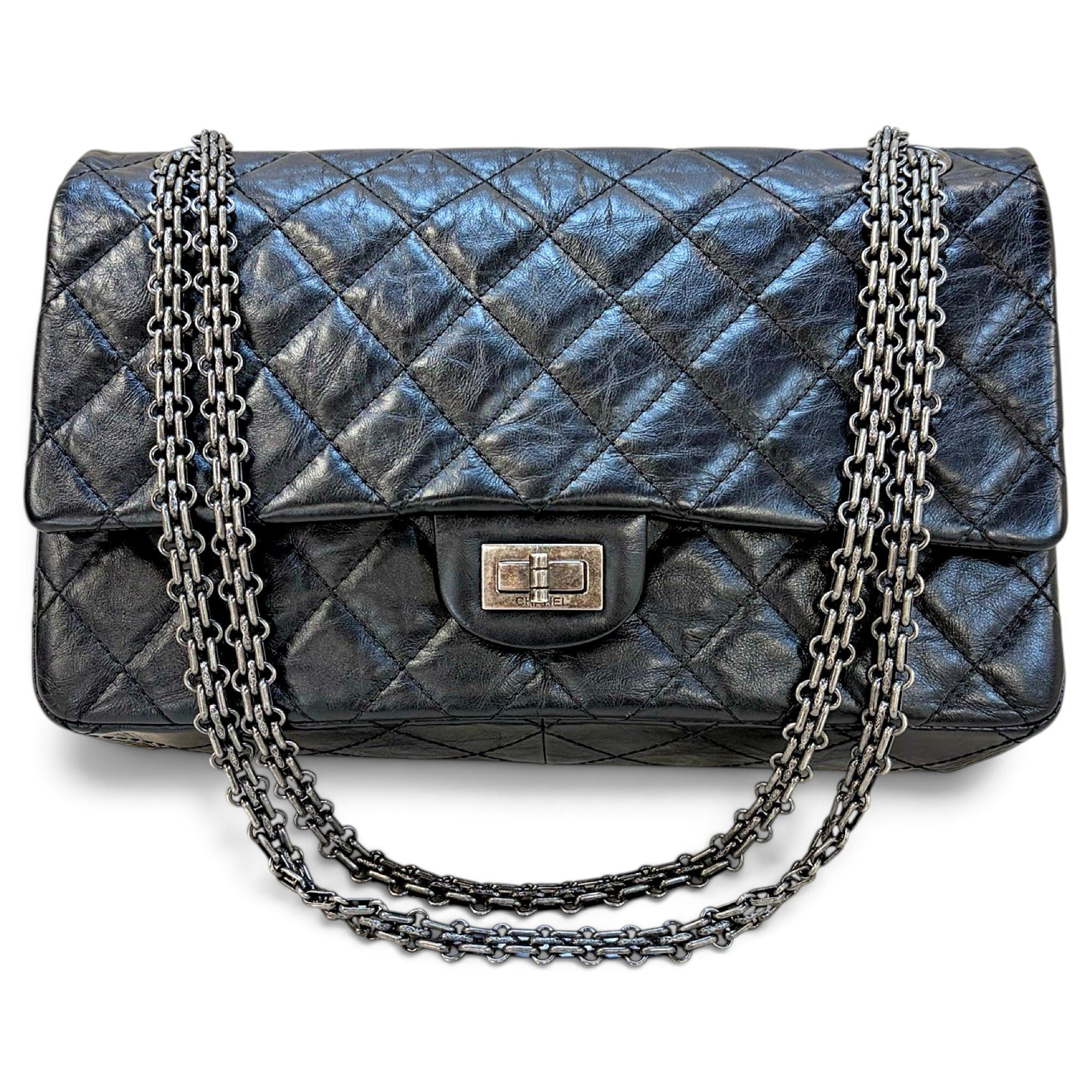 2.55 leather handbag