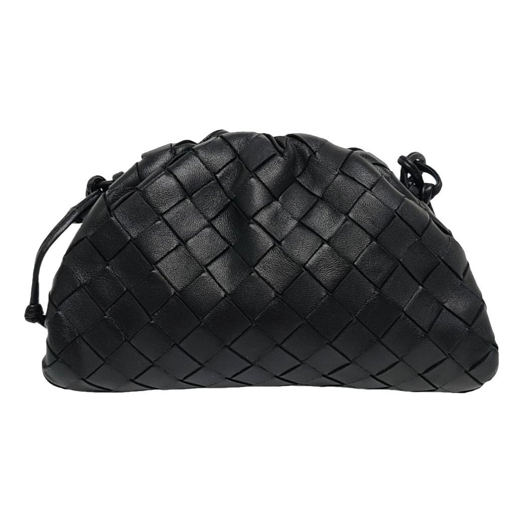 Pouch leather handbag