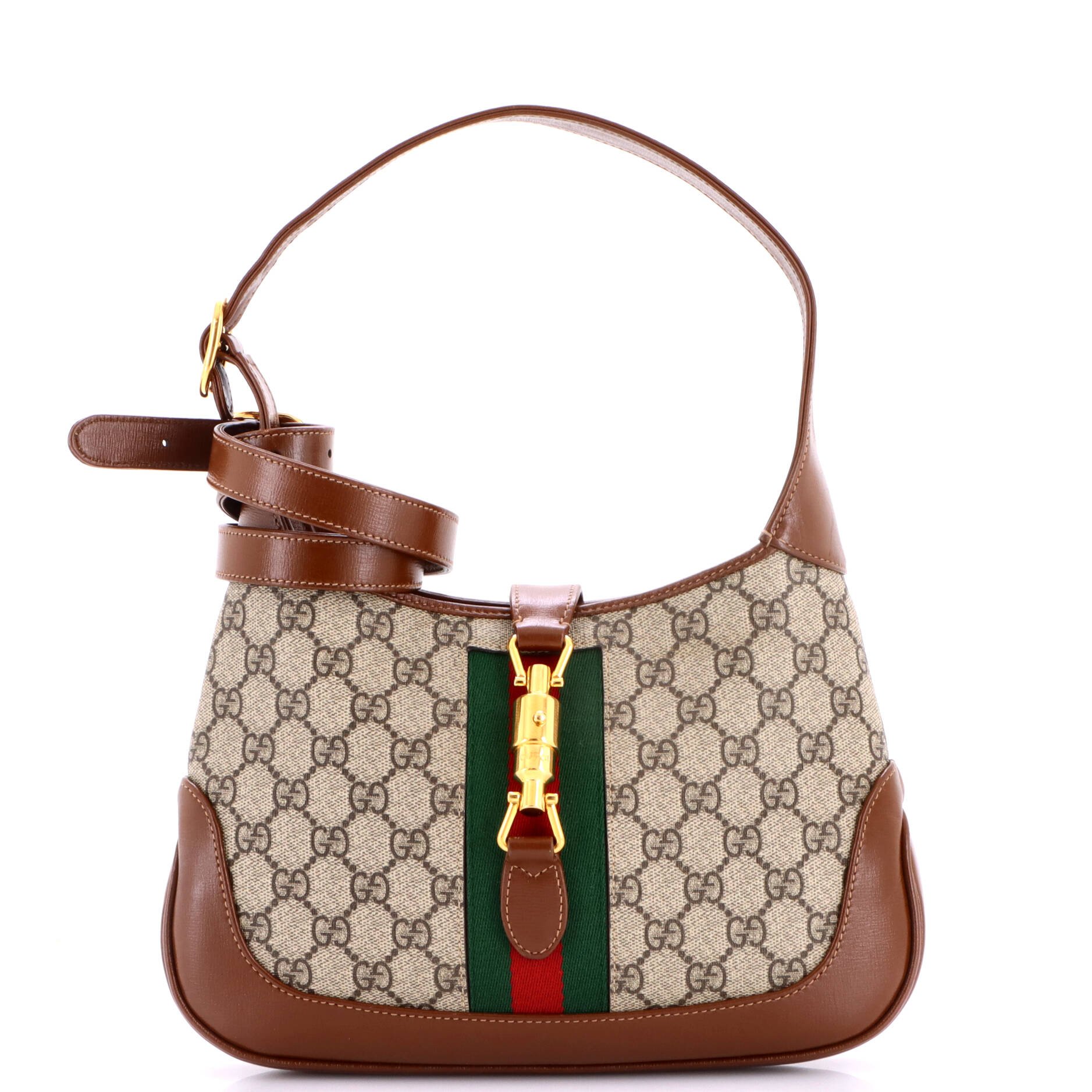 Jackie 1961 Hobo GG Coated Canvas Small