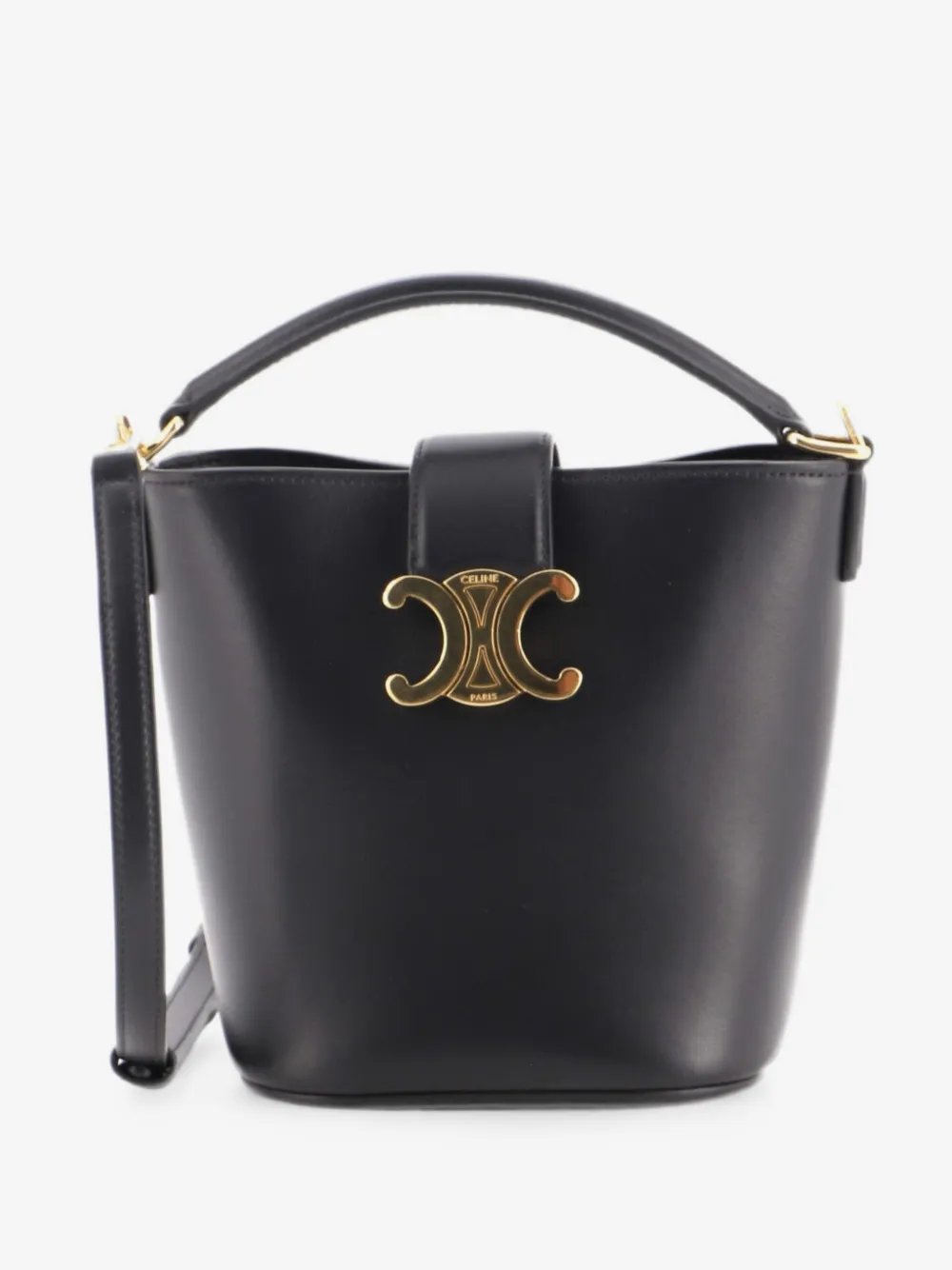 Louise Bag Leather Small bucket bag