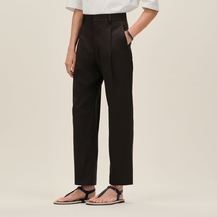 Café Pleated Palerme Pants