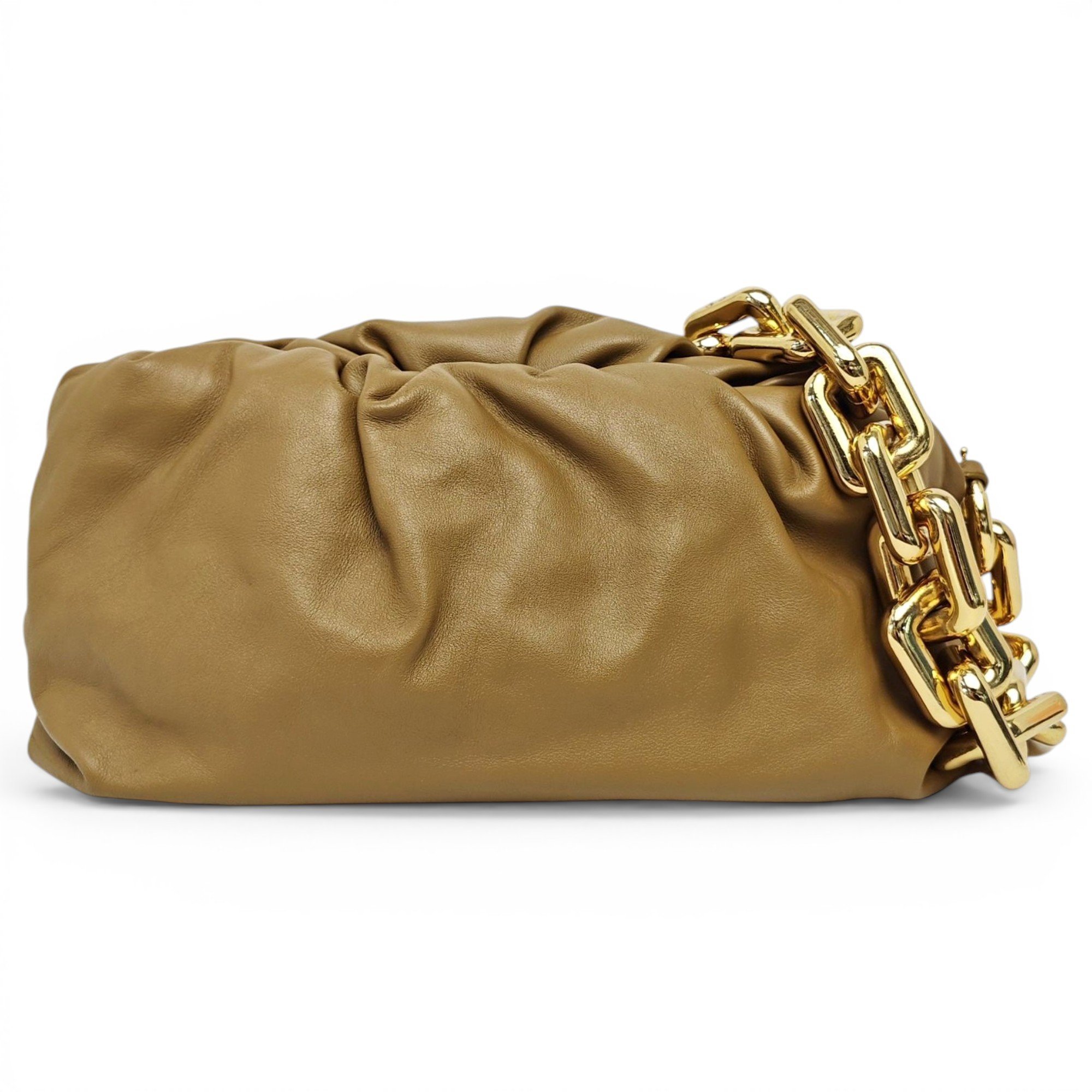 Chain Pouch leather handbag