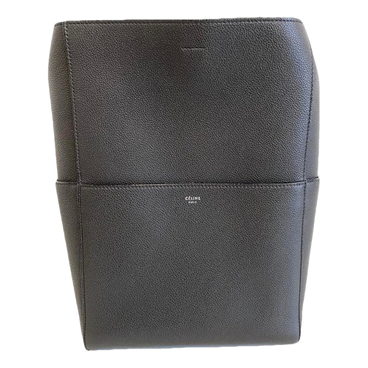 Seau Sangle leather tote
