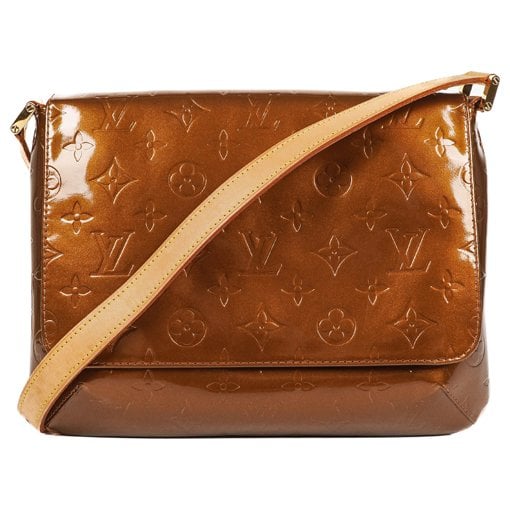 Thompson patent leather handbag