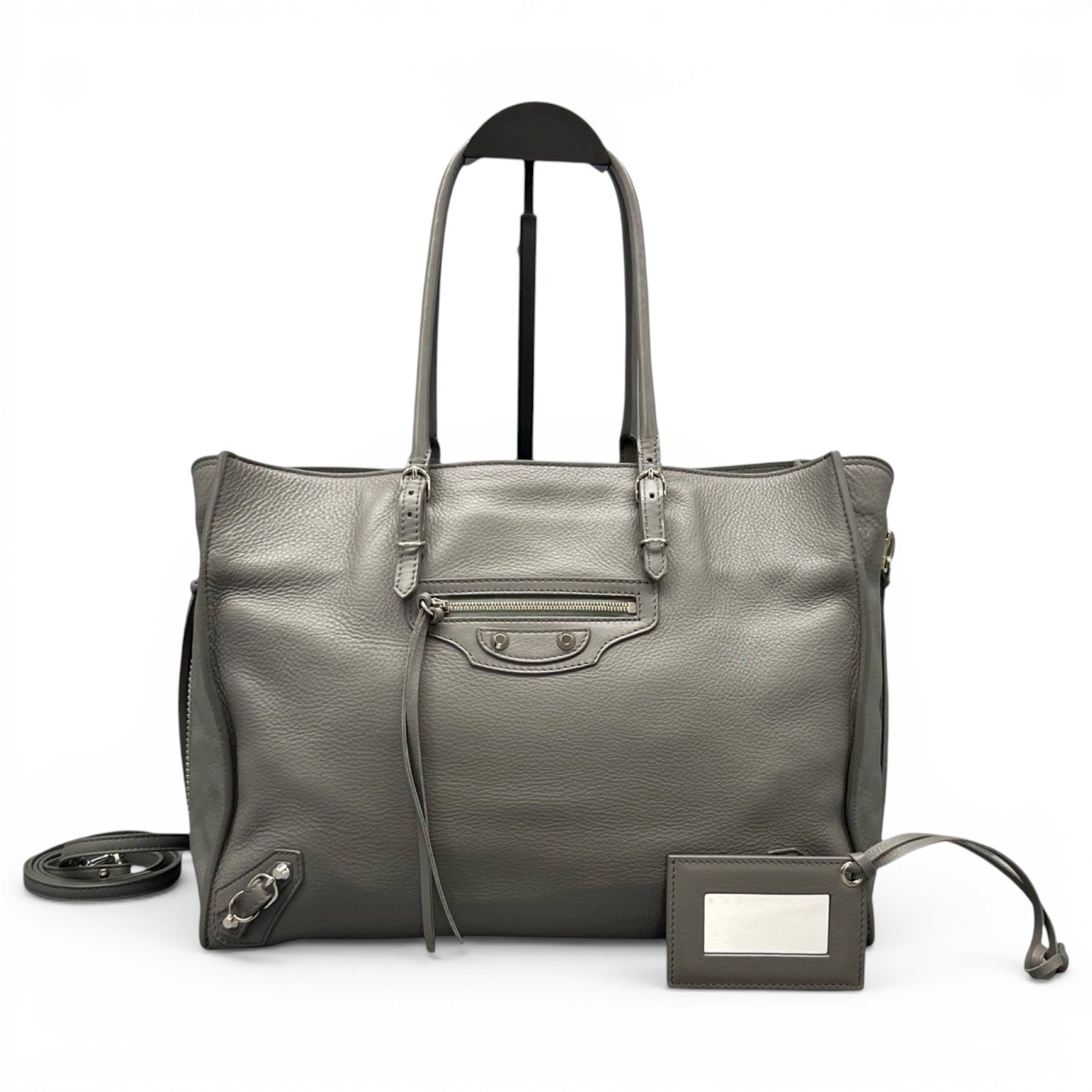 Leather tote