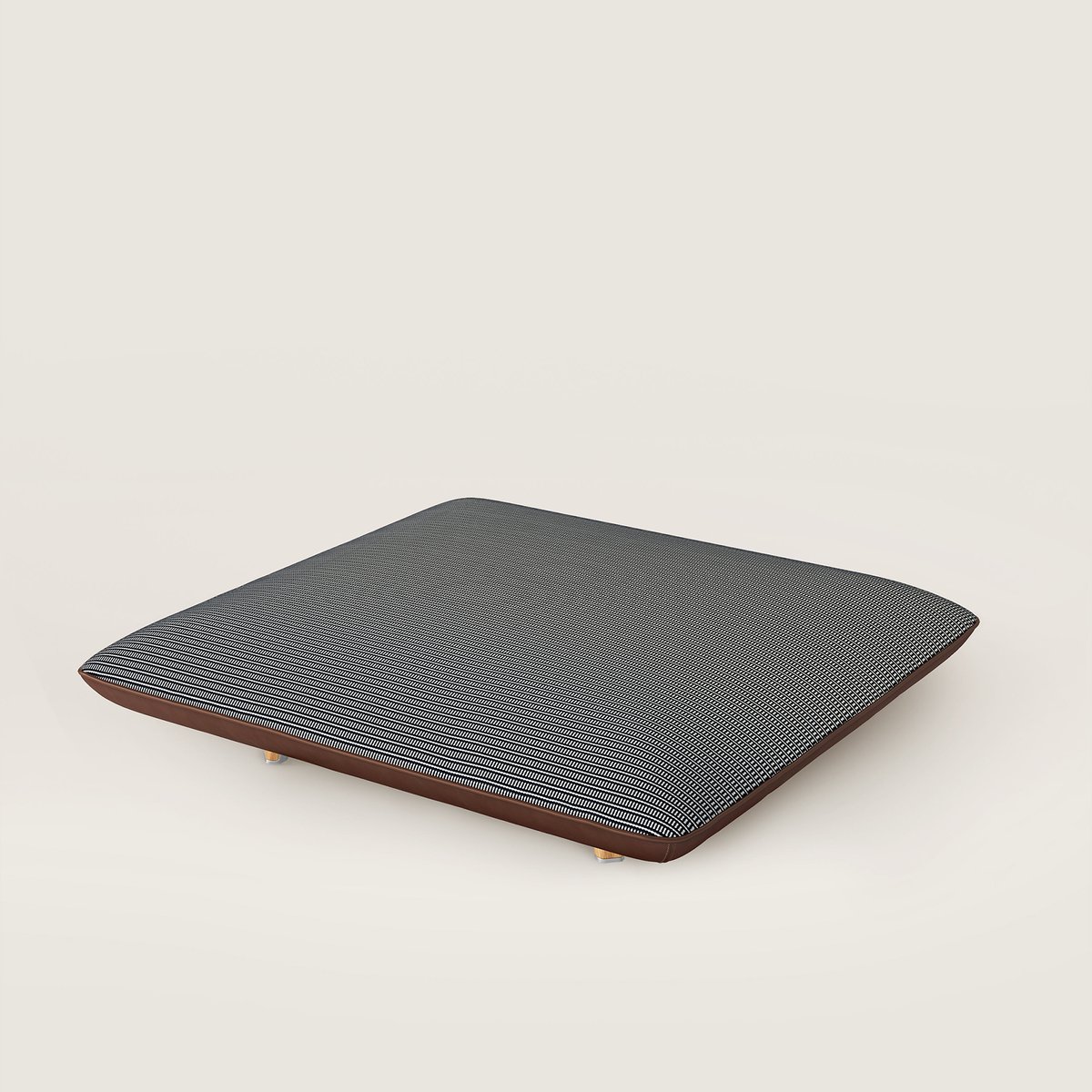 Les Necessaires d'Hermès "carre d'assise" low stool, low model