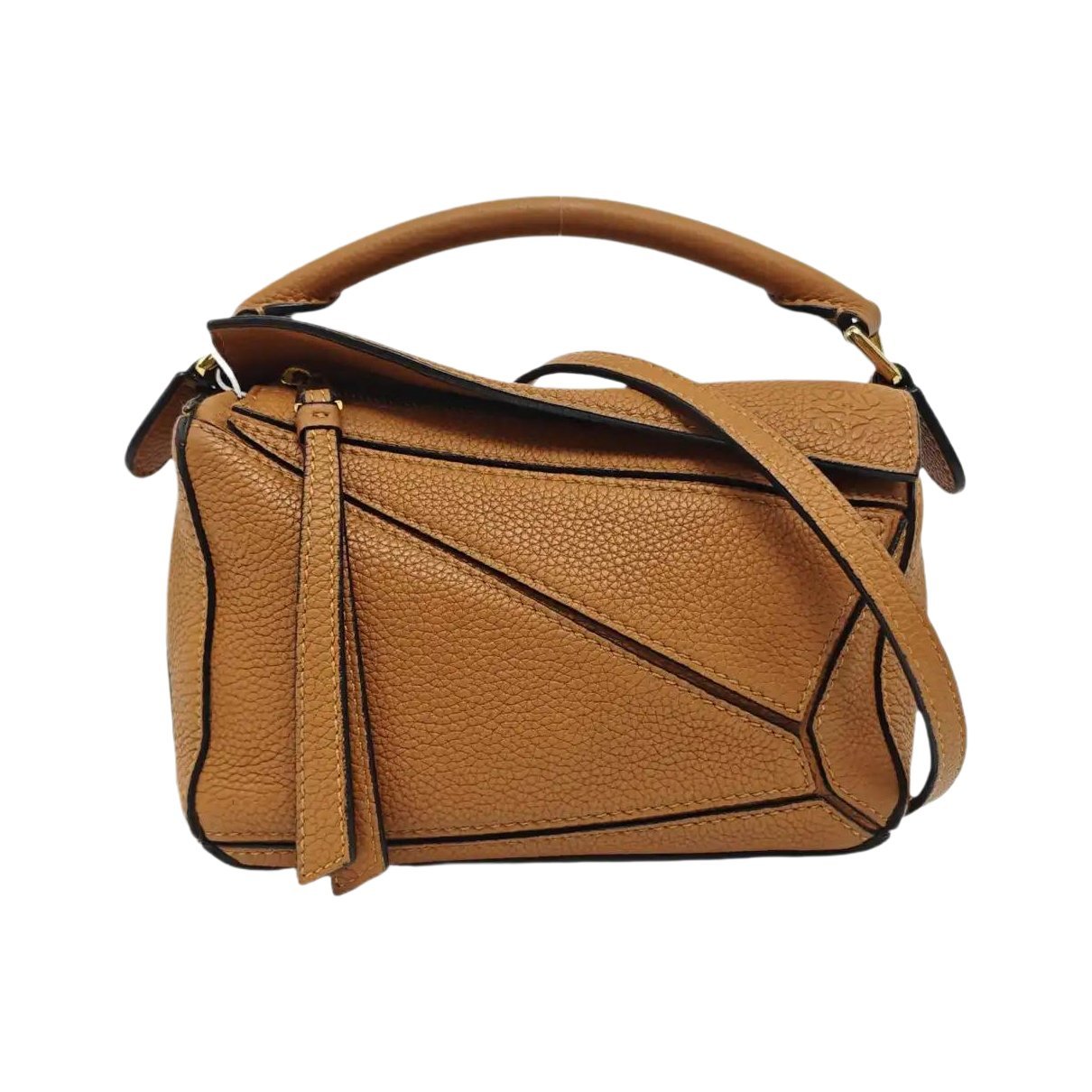 Puzzle leather mini bag