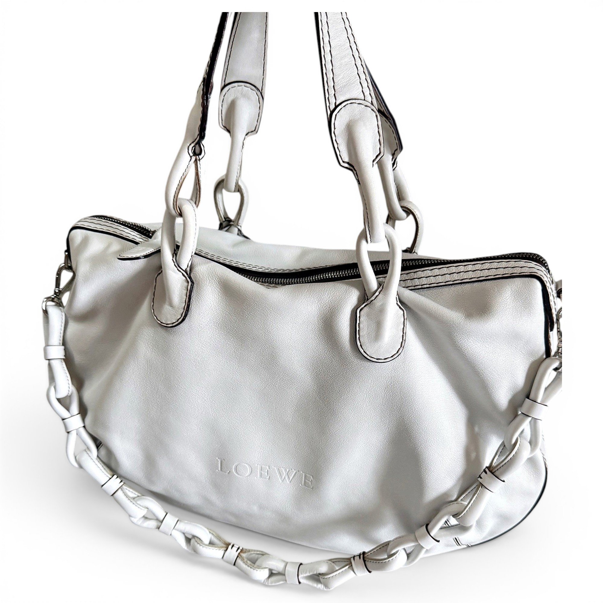 Leather handbag
