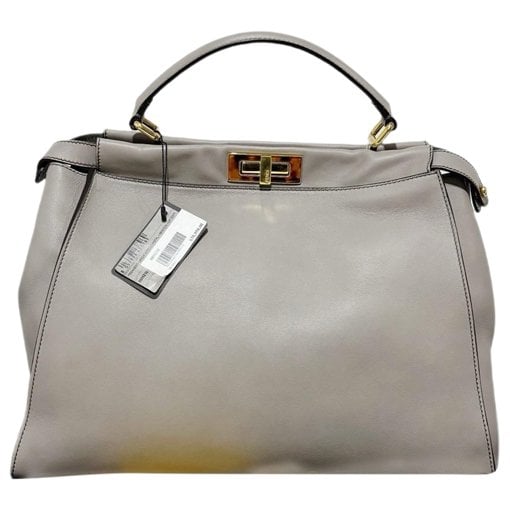 Peekaboo leather handbag