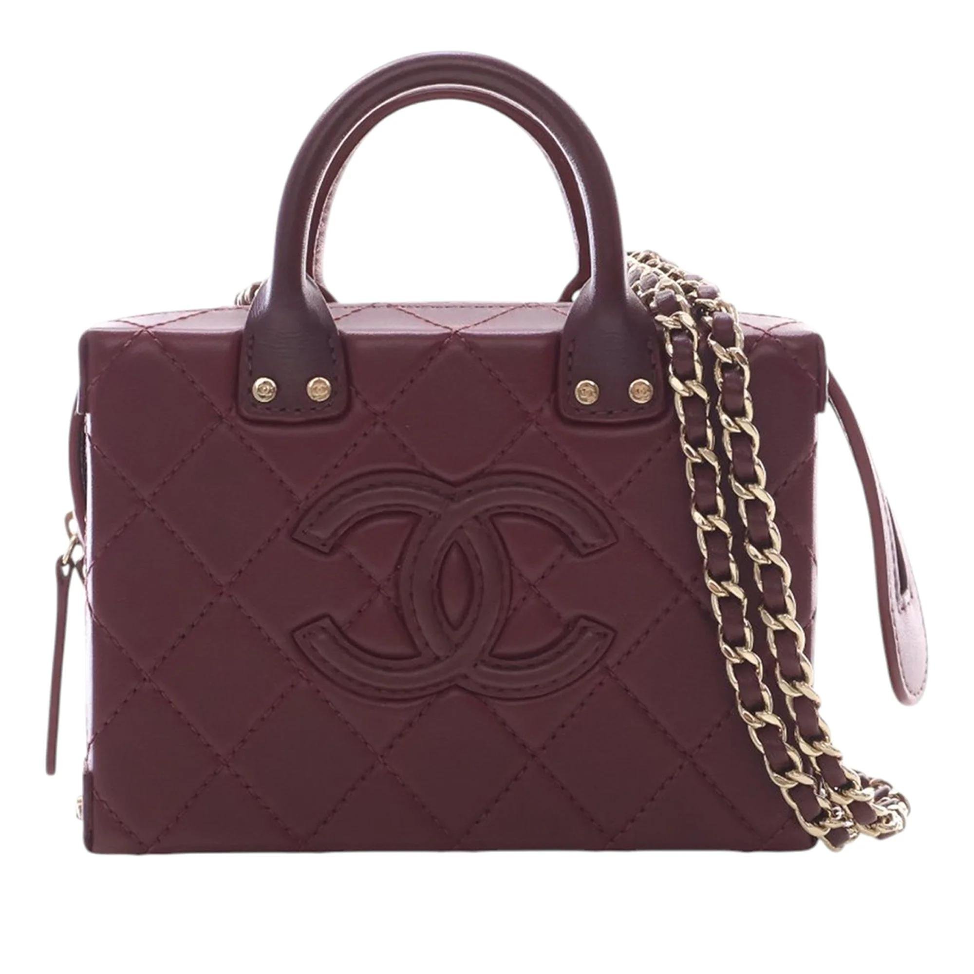 Vanity pony-style calfskin satchel