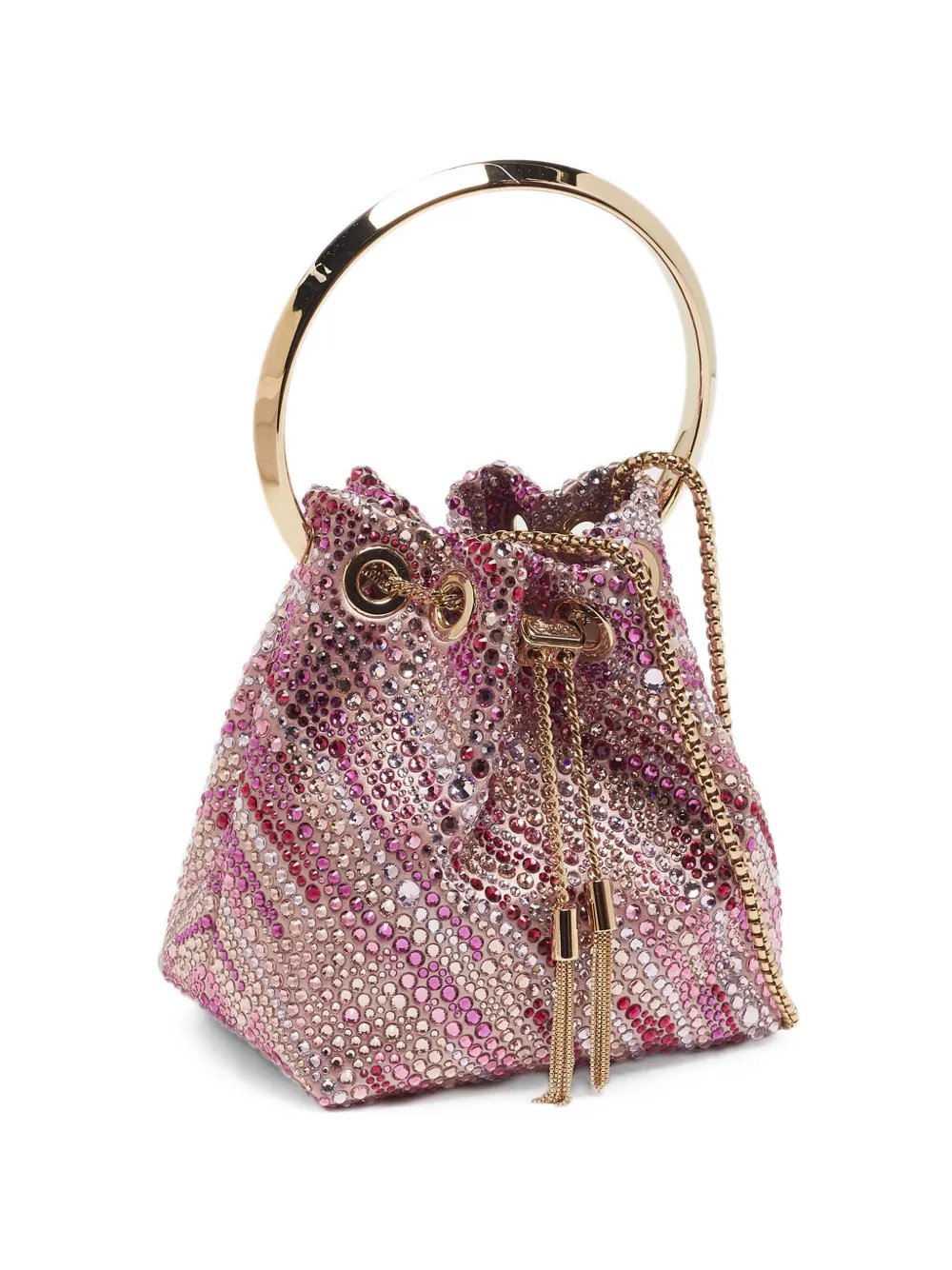 BonBon crystal-embellished bucket bag