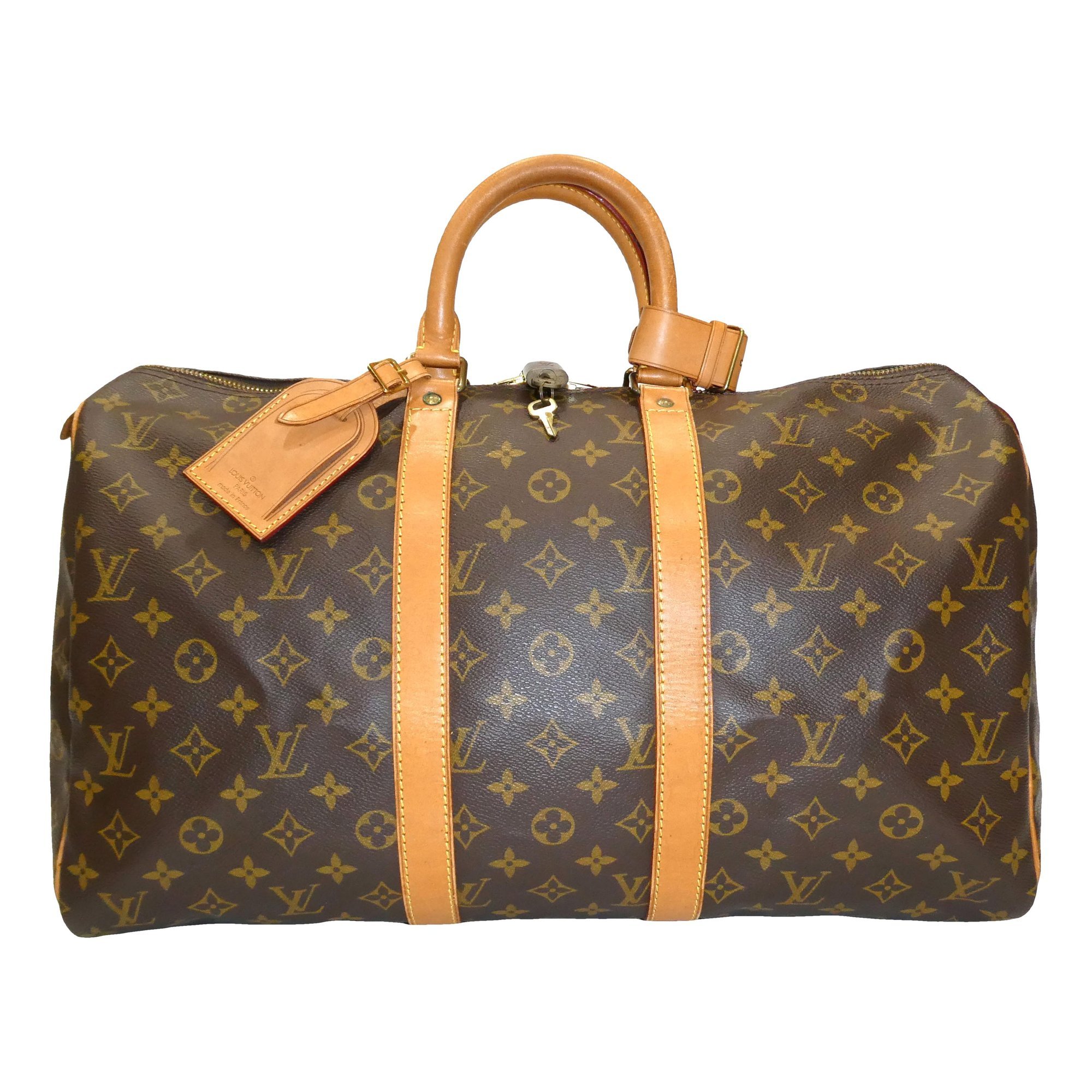 Keepall leather 48h bag