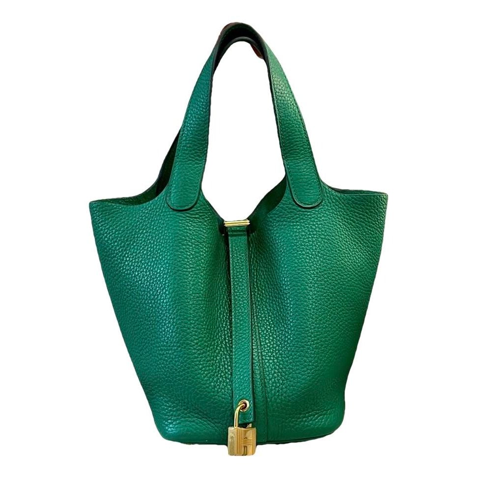 Picotin leather handbag
