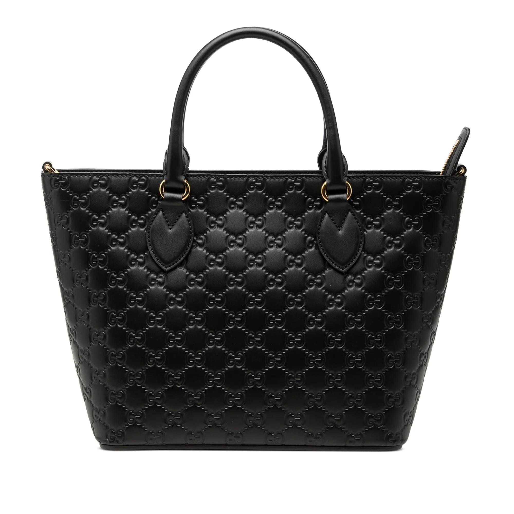 Gucci B leather satchel