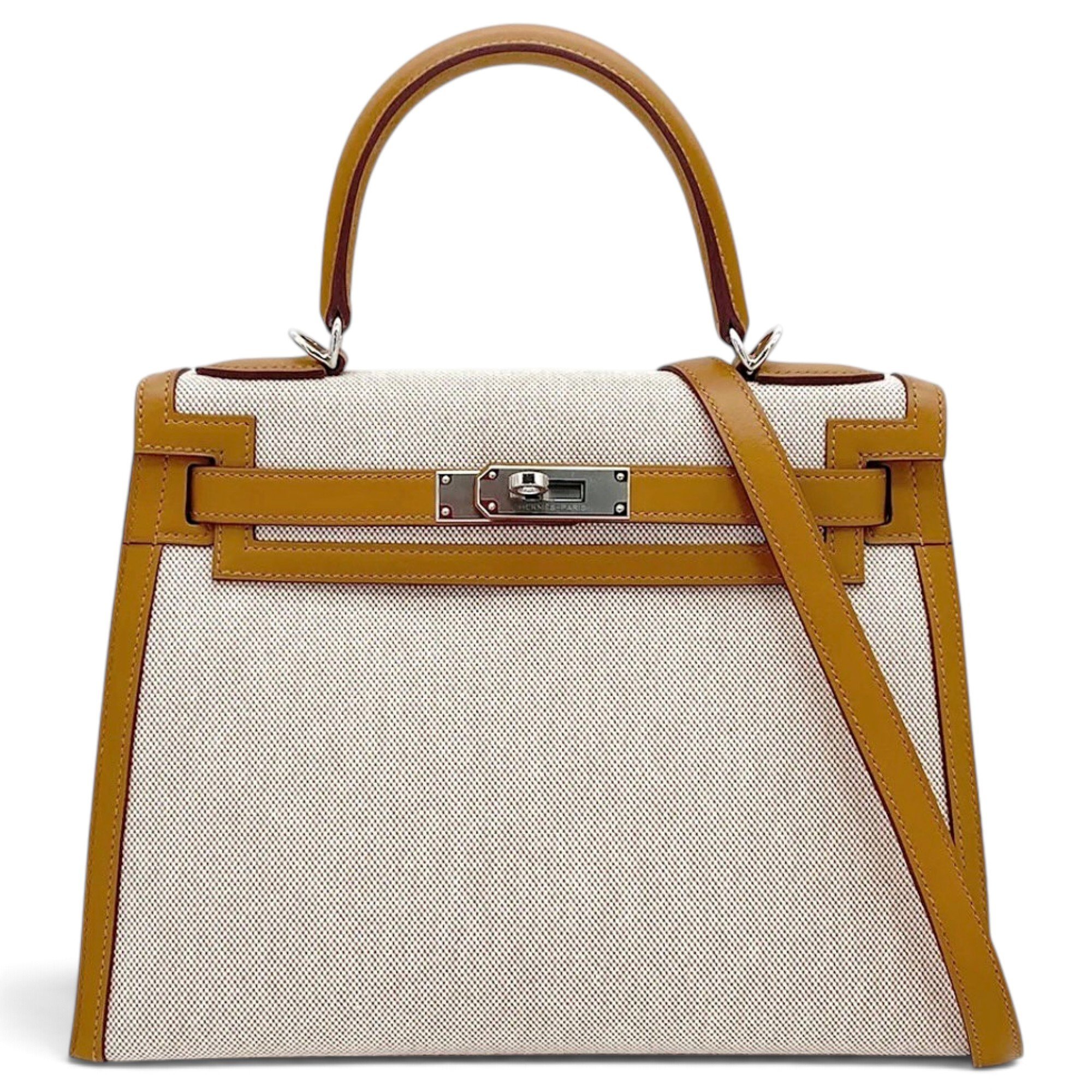 Kelly 28 leather handbag