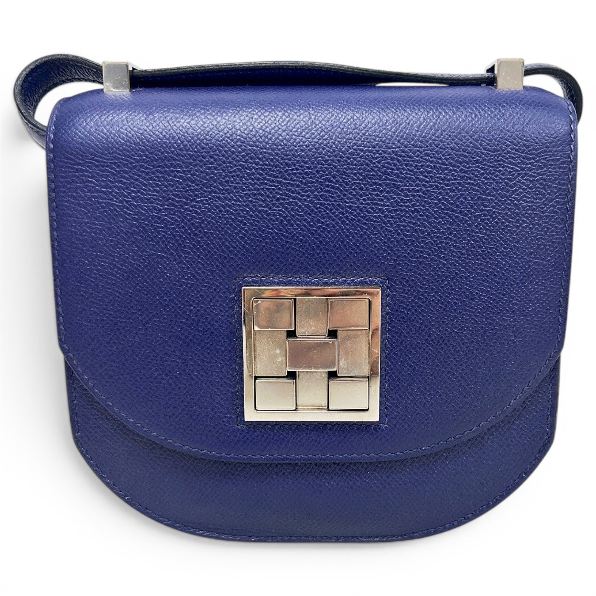 Mosaïque leather handbag
