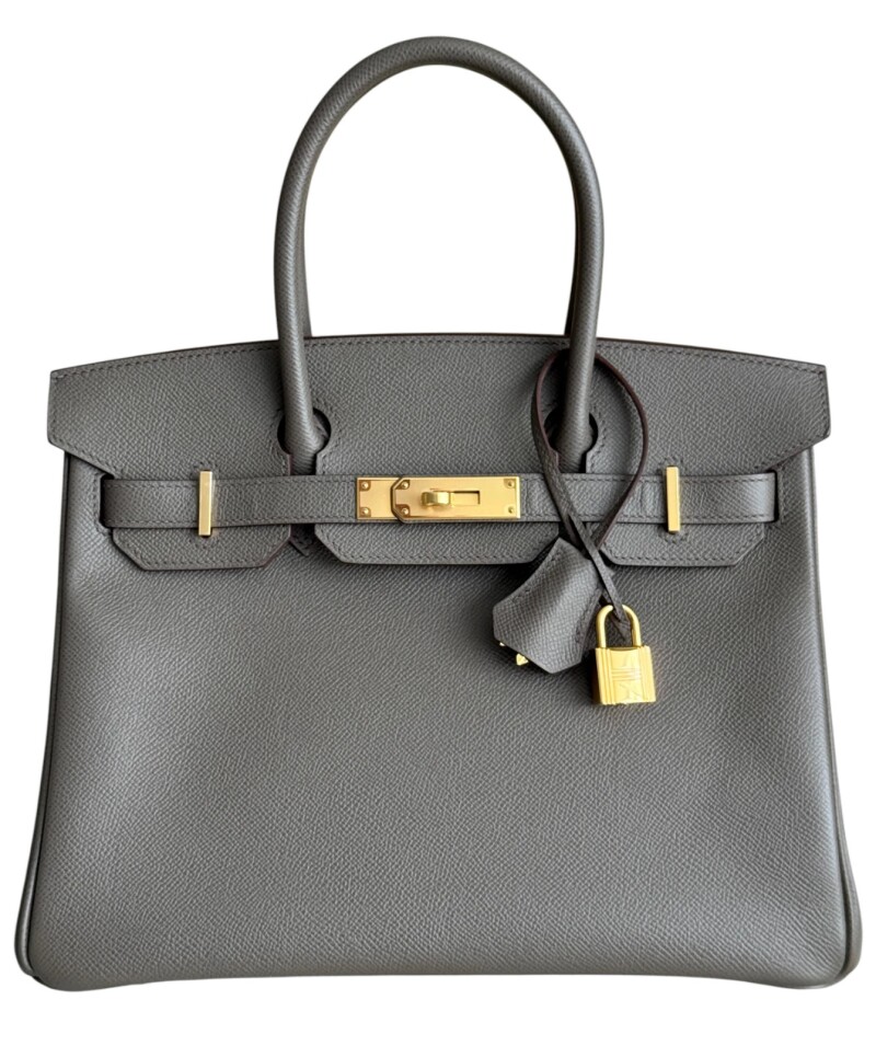 Hermes Etain Epsom Birkin 30 Gold Hardware, 2018