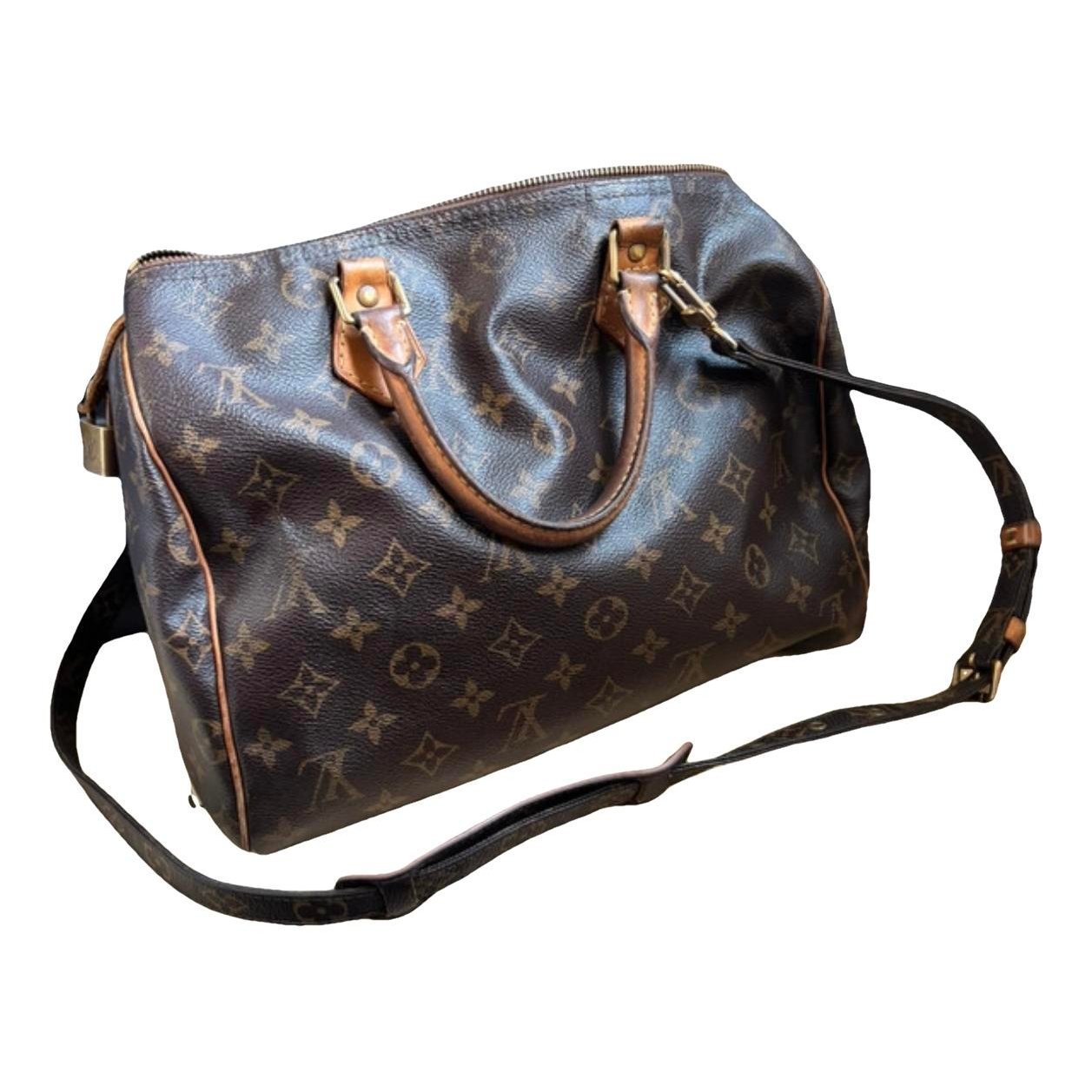 Speedy leather handbag