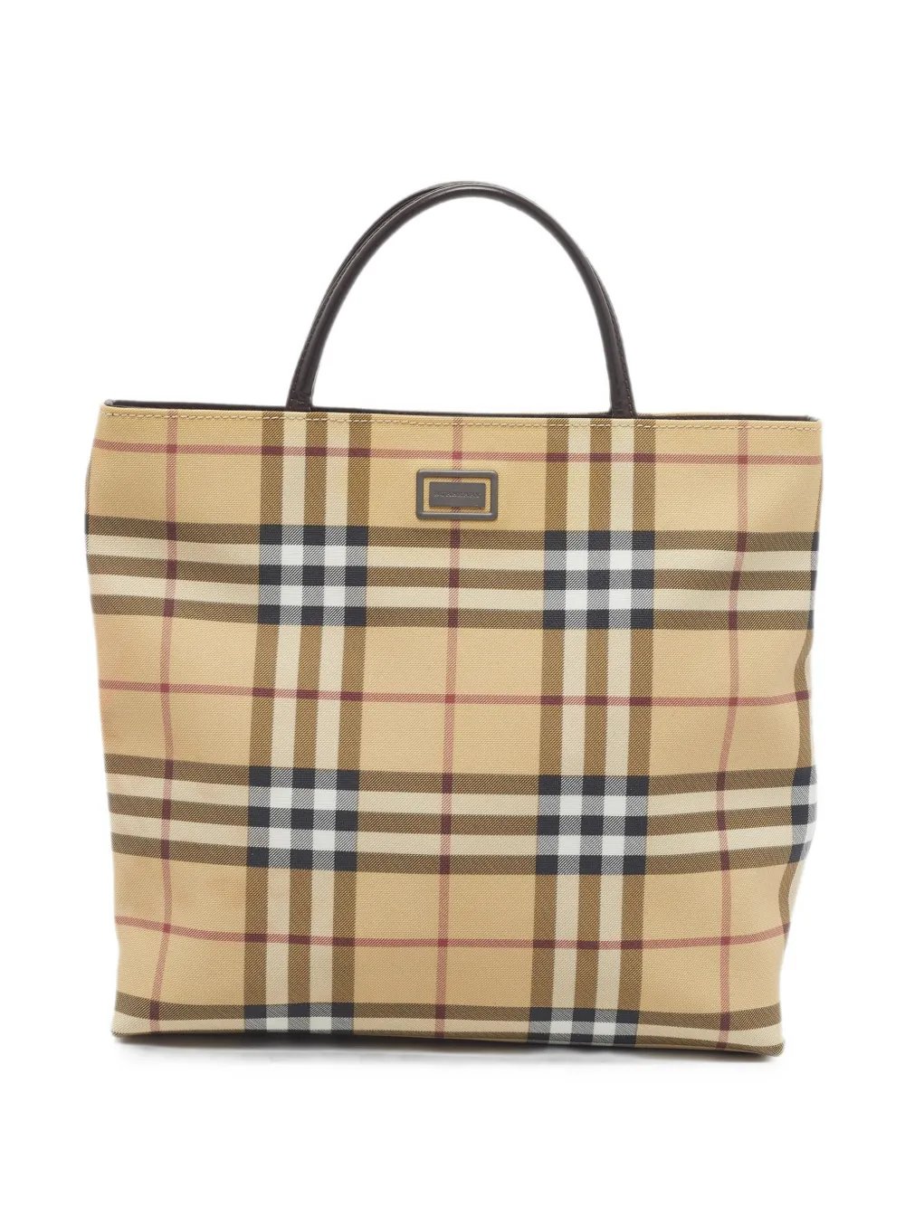 Nova Check tote bag