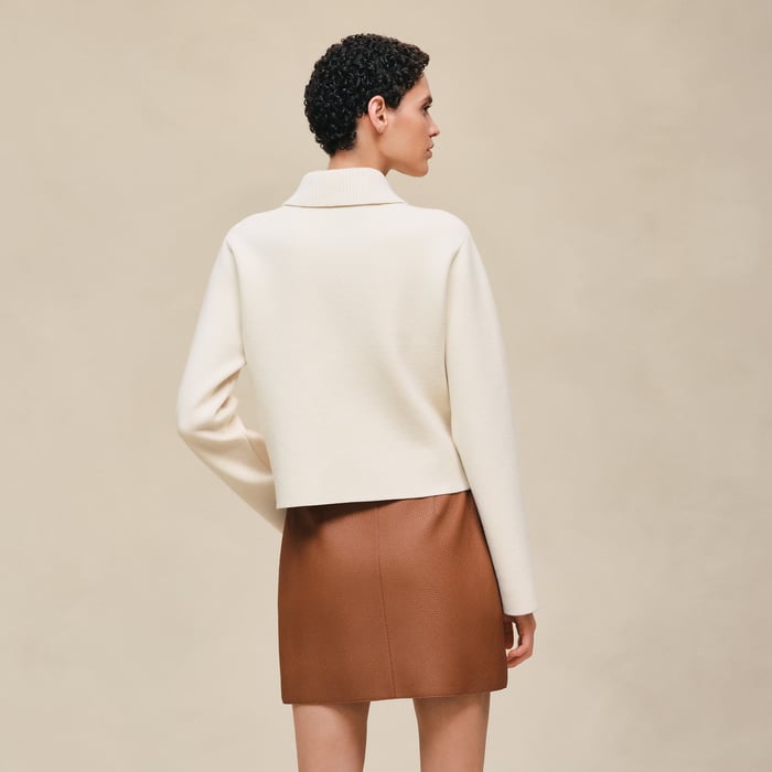 Blanc Naturel Jacket With Pockets