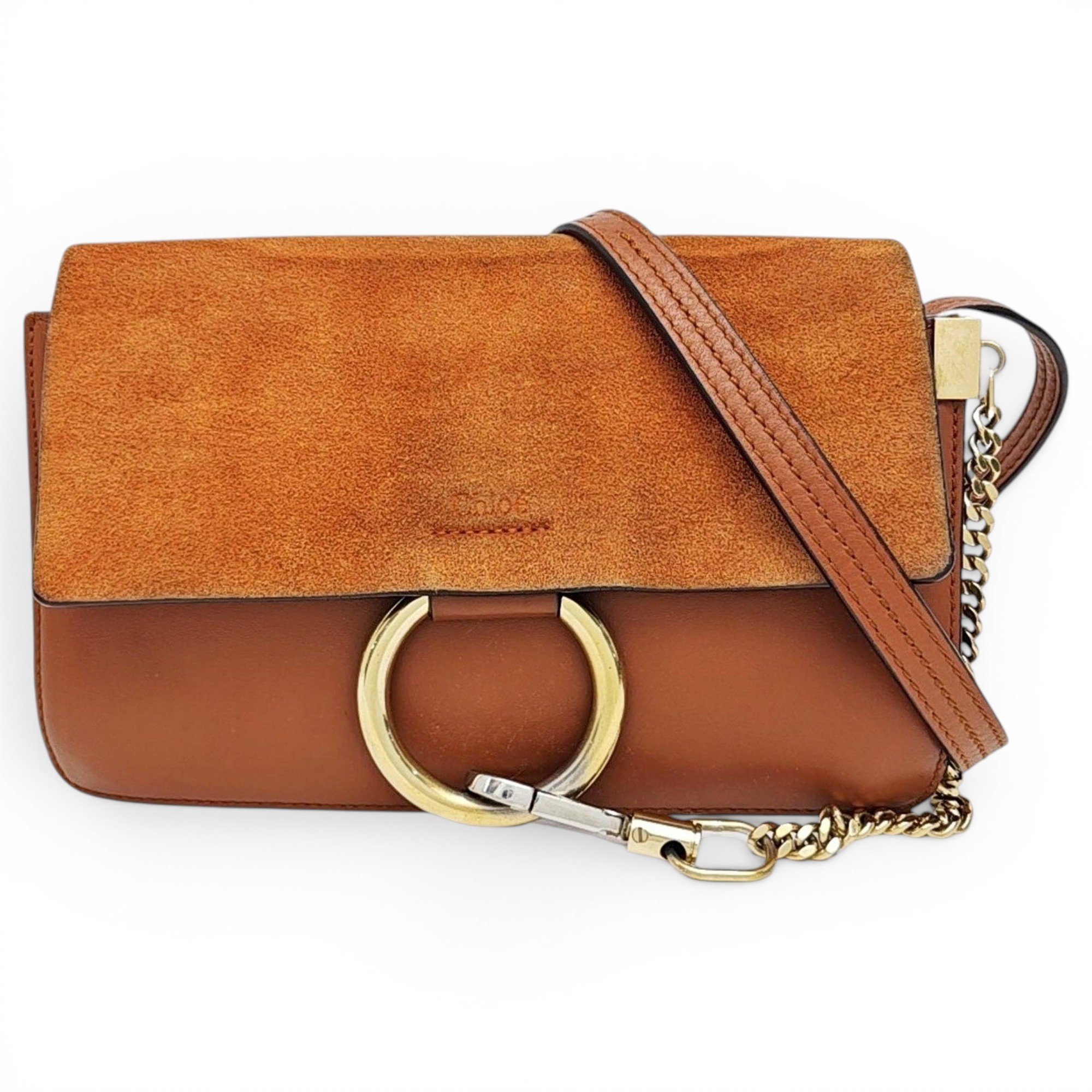 Faye leather handbag