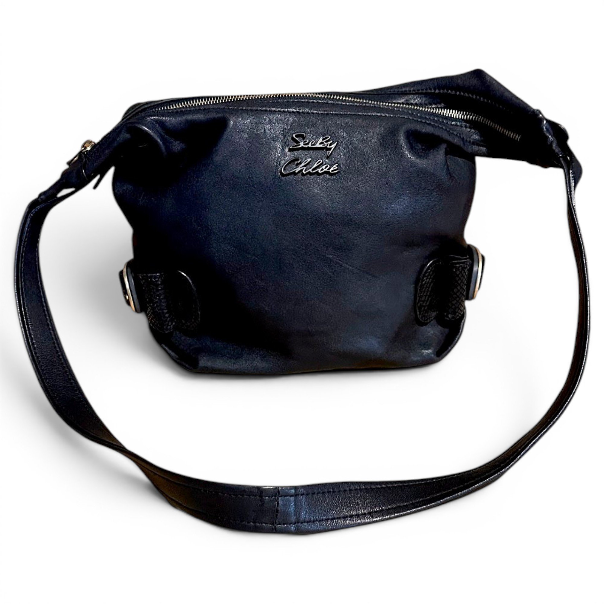 Leather handbag