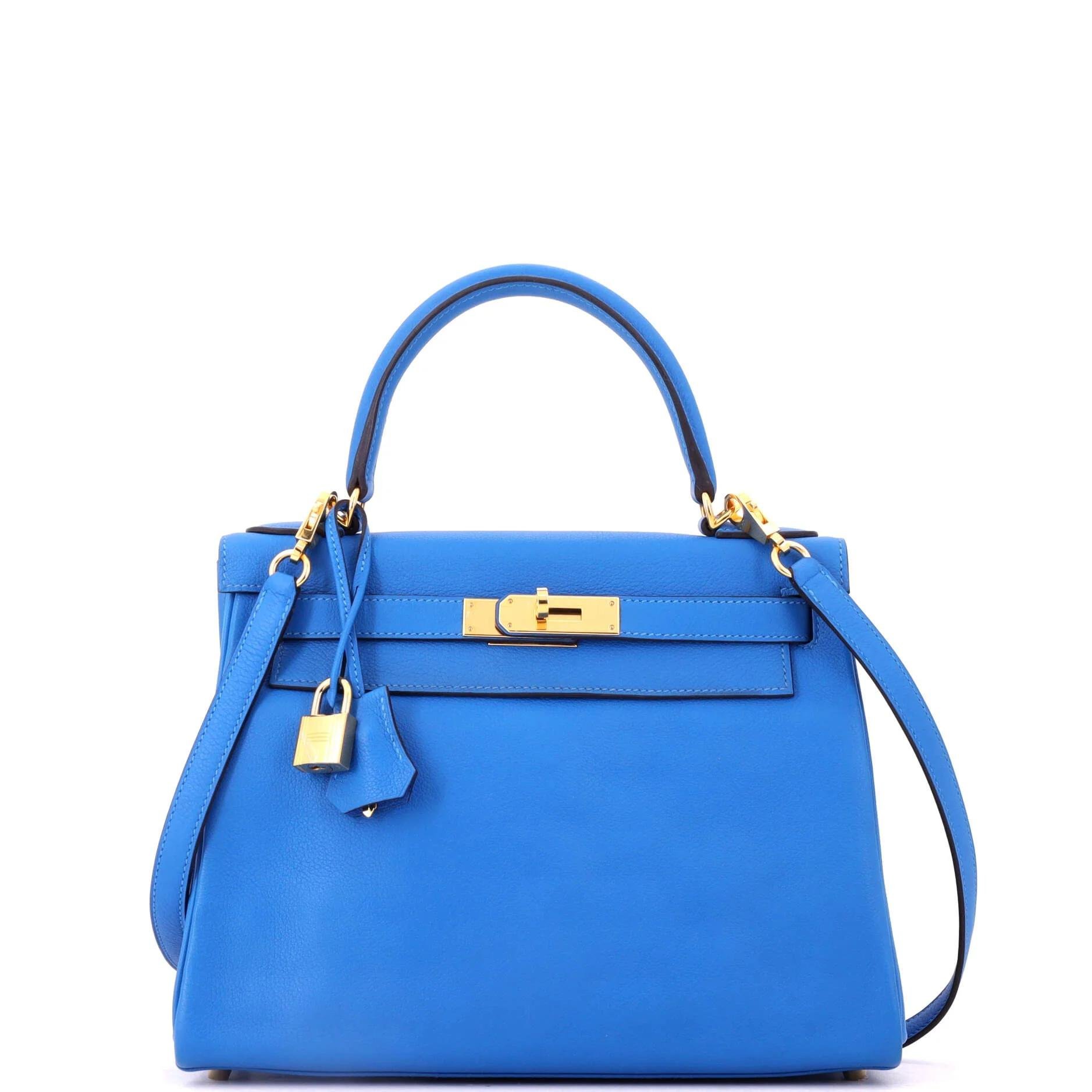 Kelly 28 leather handbag