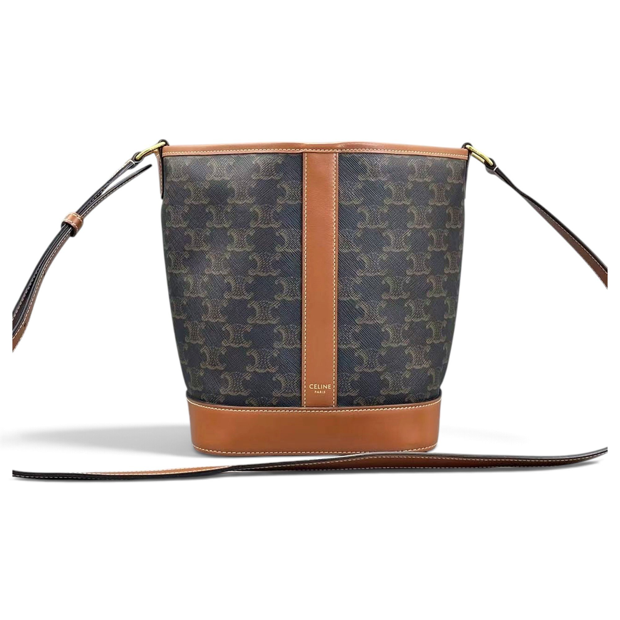 Celine SAC SEAU leather handbag