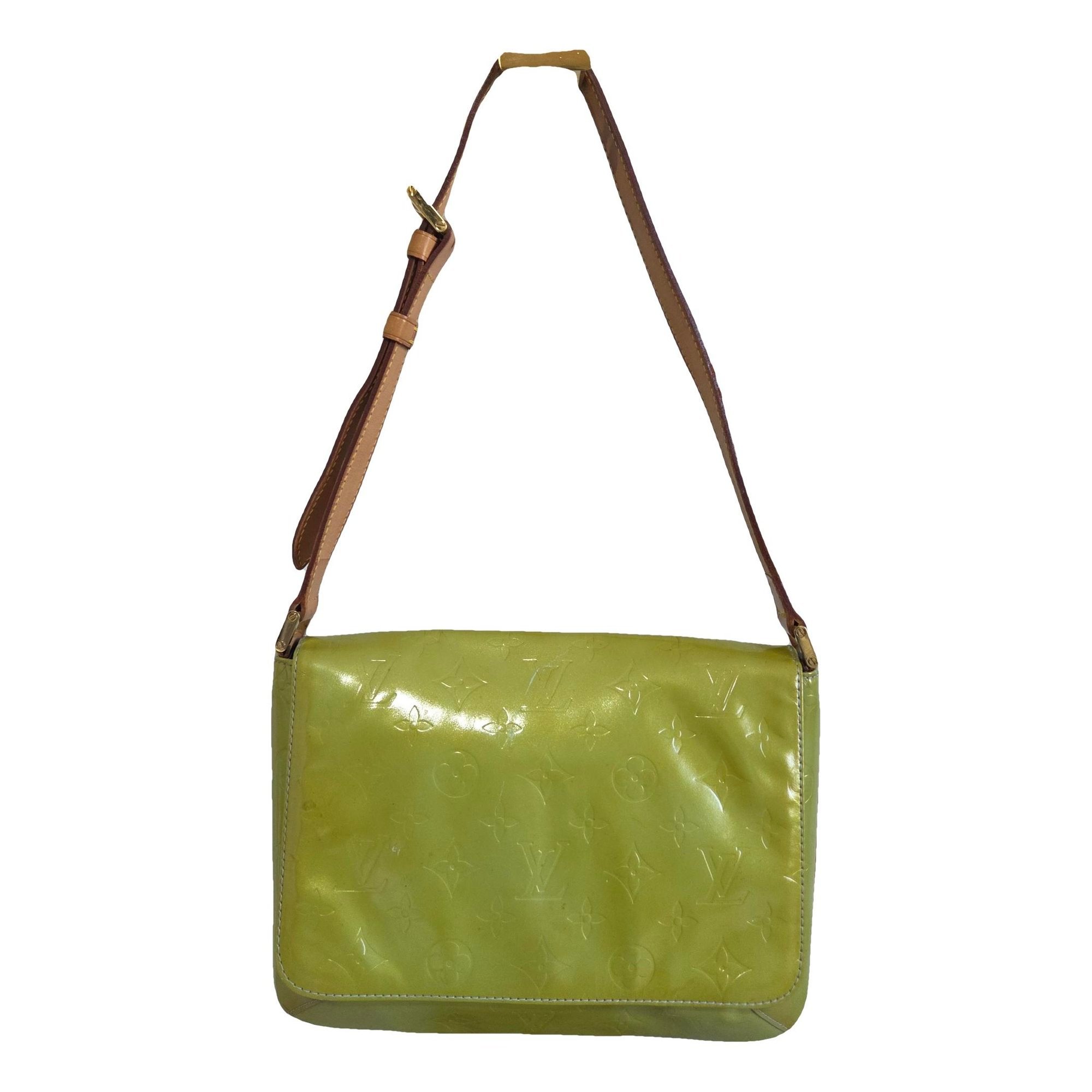 Patent leather handbag
