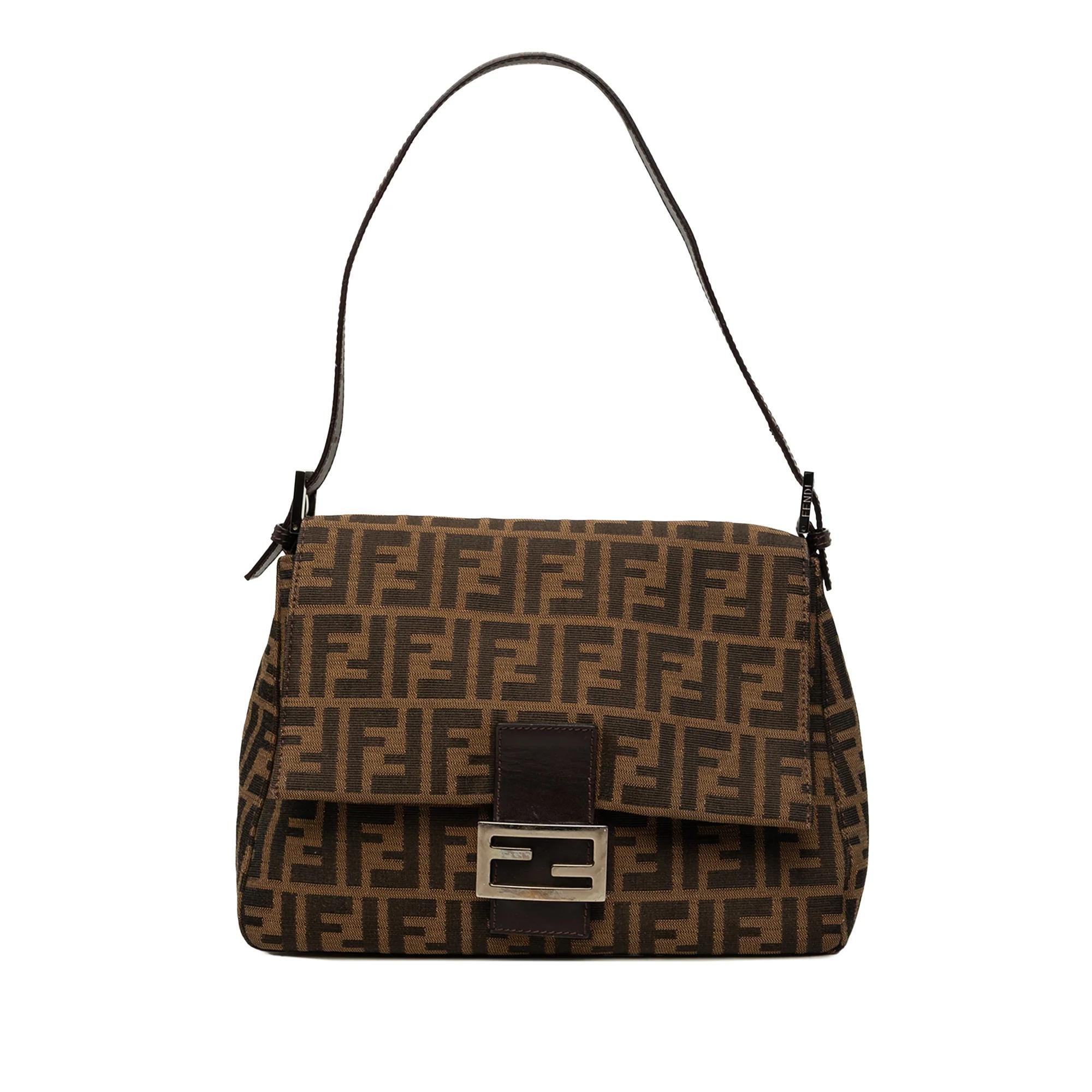 Pocket leather handbag