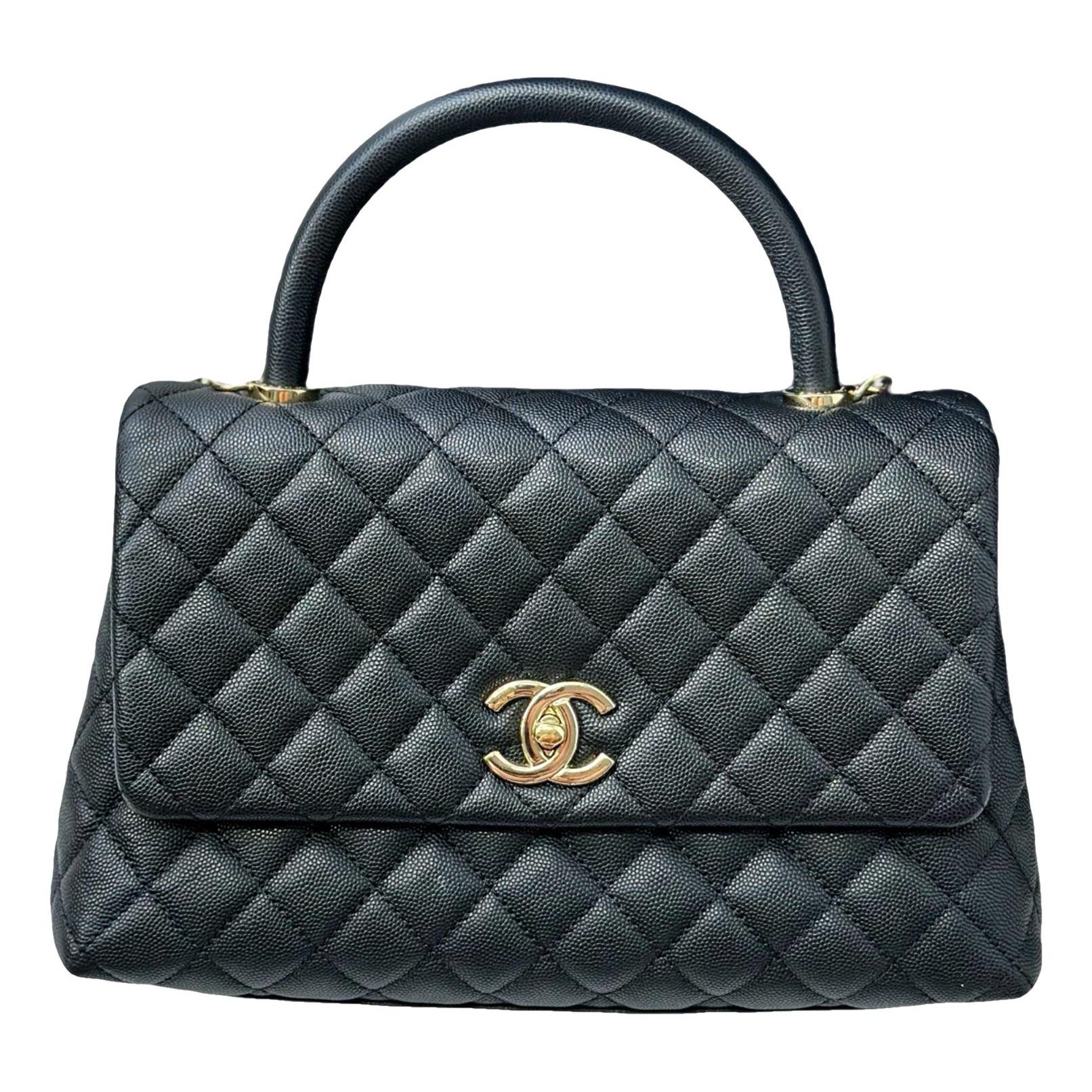 Coco Handle leather handbag
