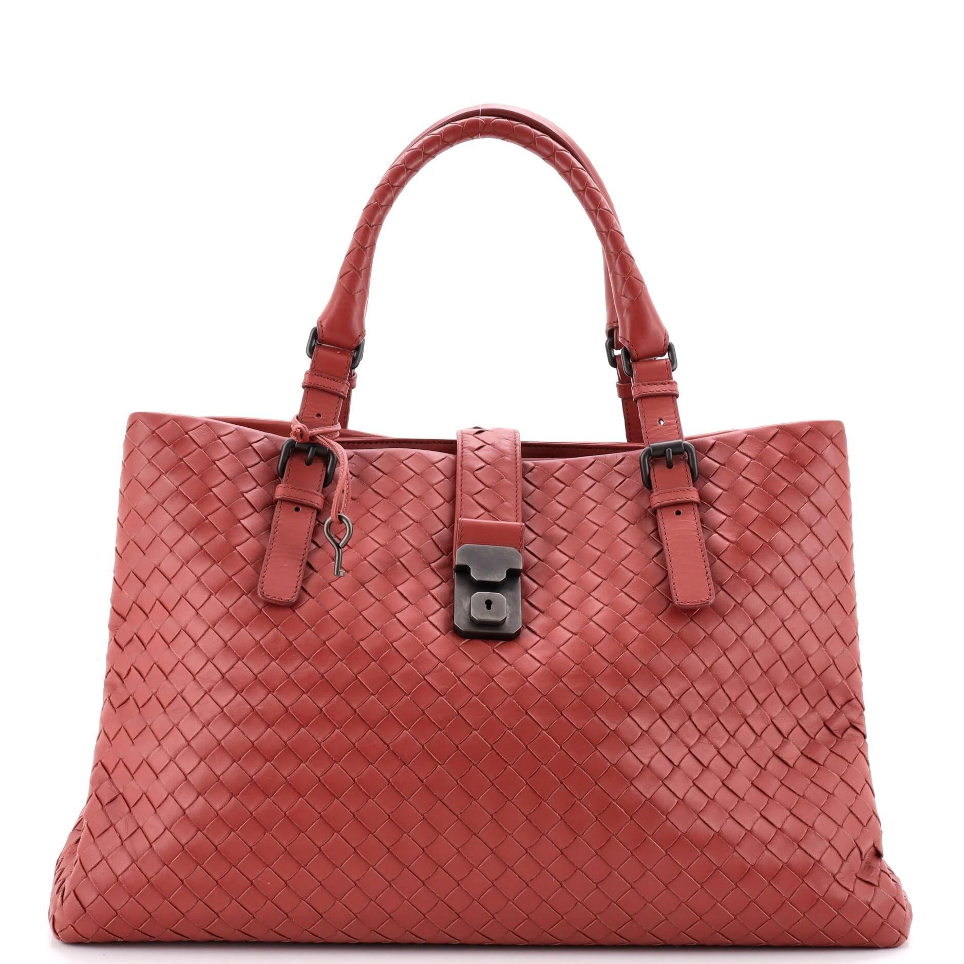 Leather tote