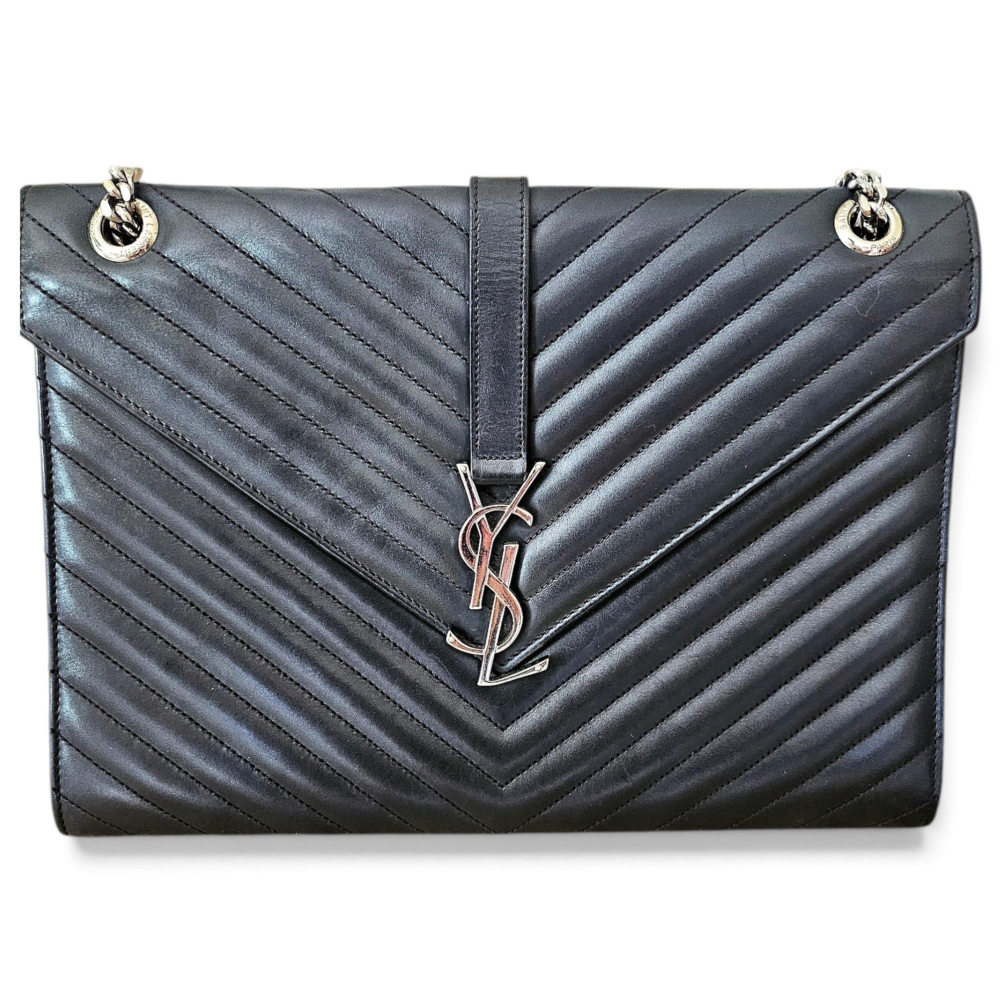 Portefeuille enveloppe leather crossbody bag