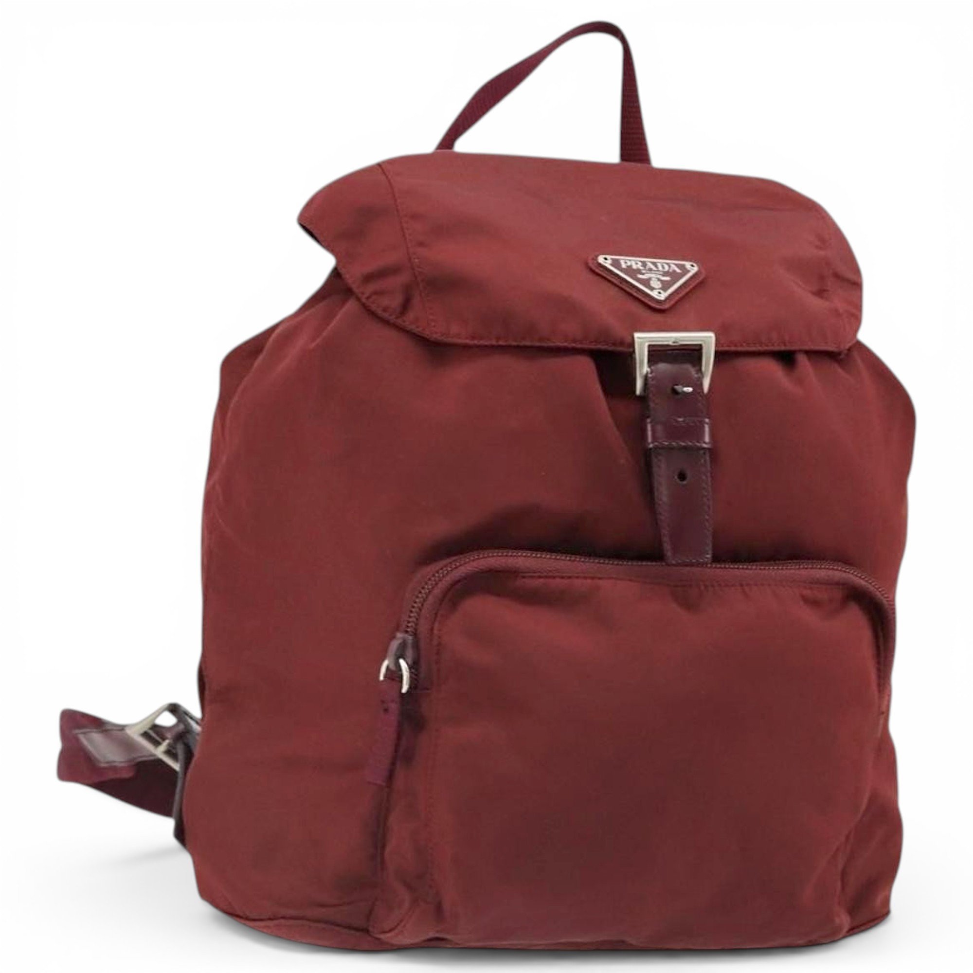 Leather backpack