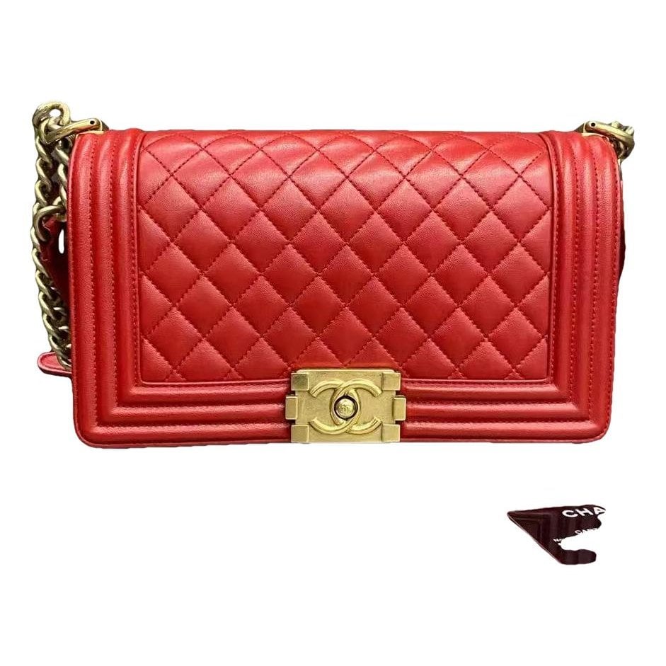Boy leather handbag